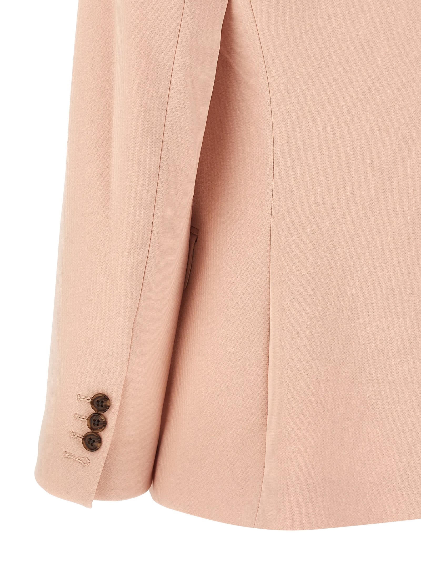 Theory Tailored Blazer With Notched Lapels In Pink