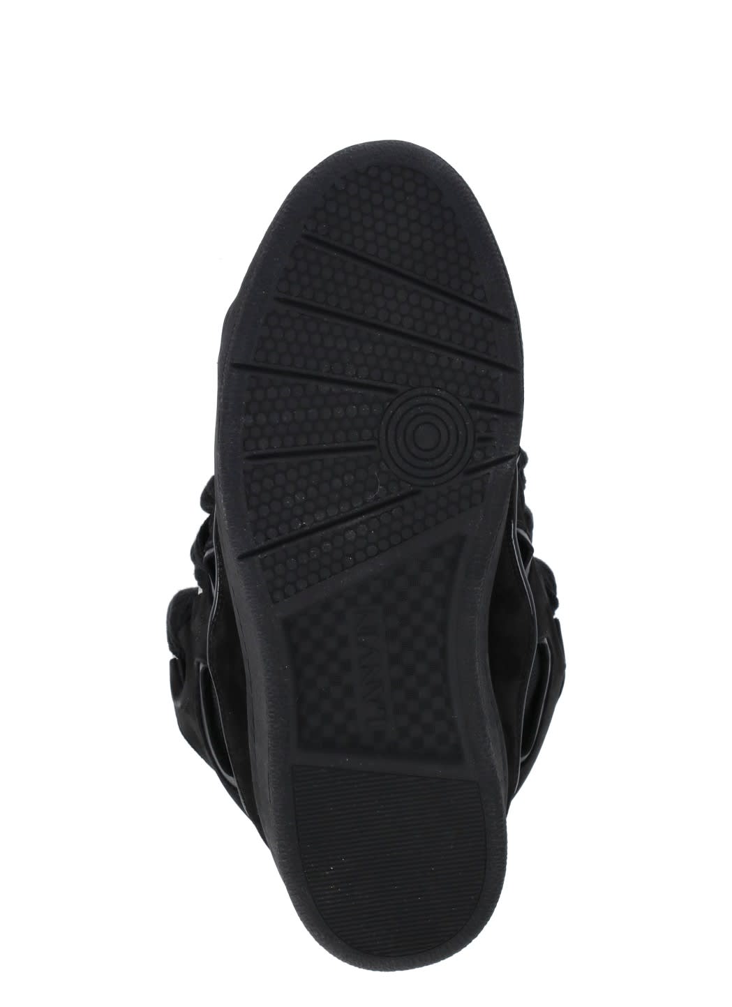 Lanvin Curb Sneakers In Black