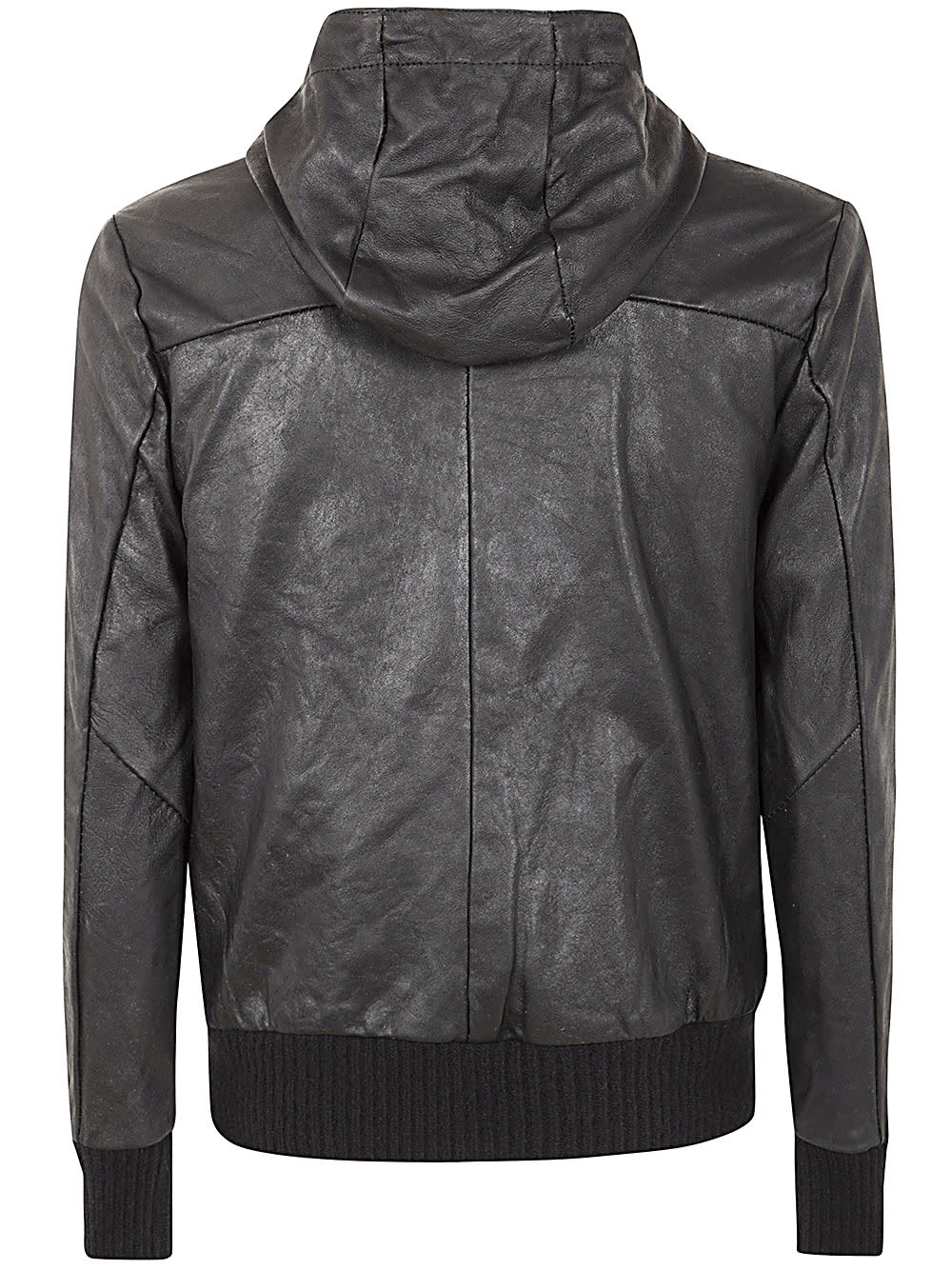 Shop Giorgio Brato Eco Sheepskin Hoodie In Black