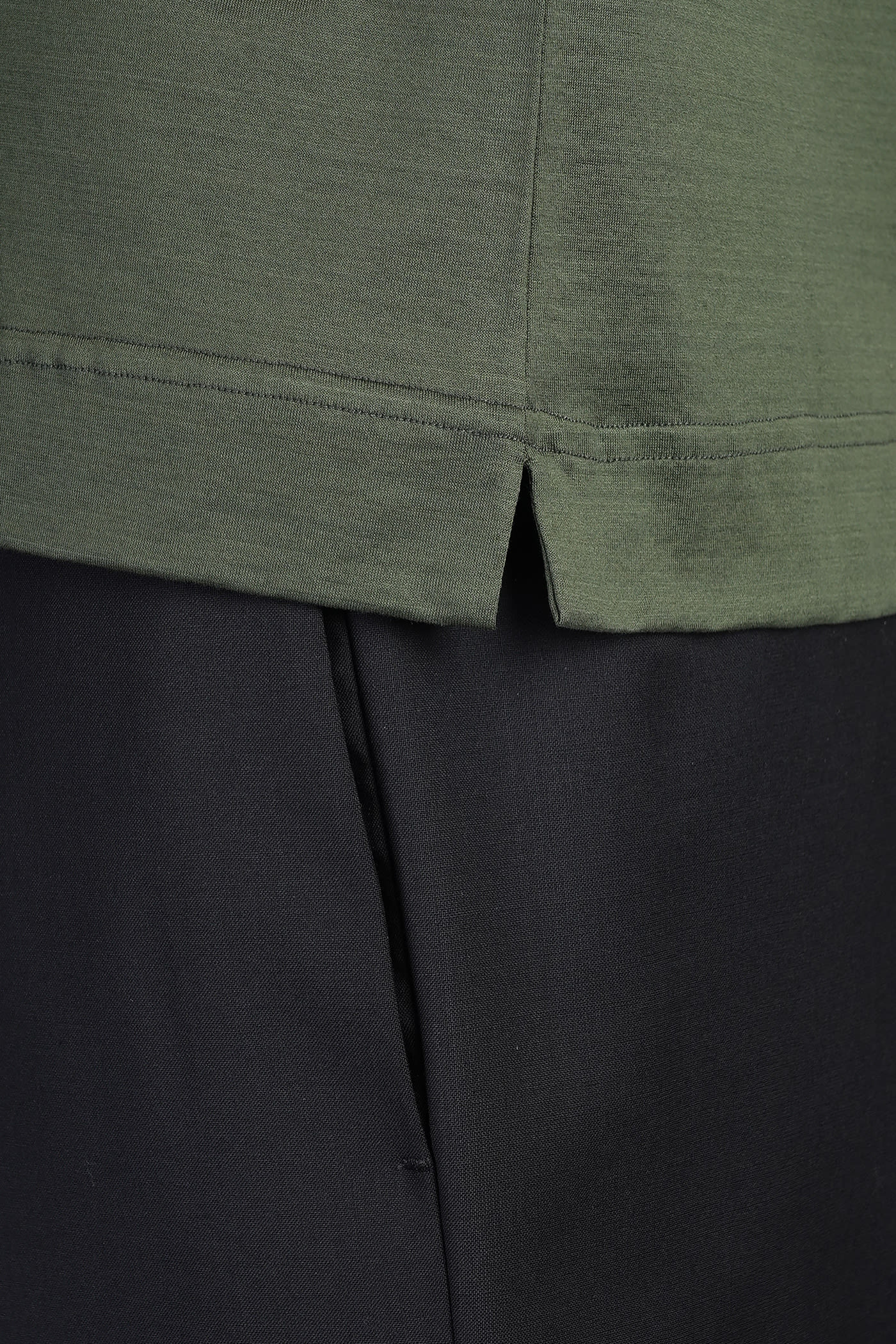 Tagliatore T-shirt In Green Cotton In Green