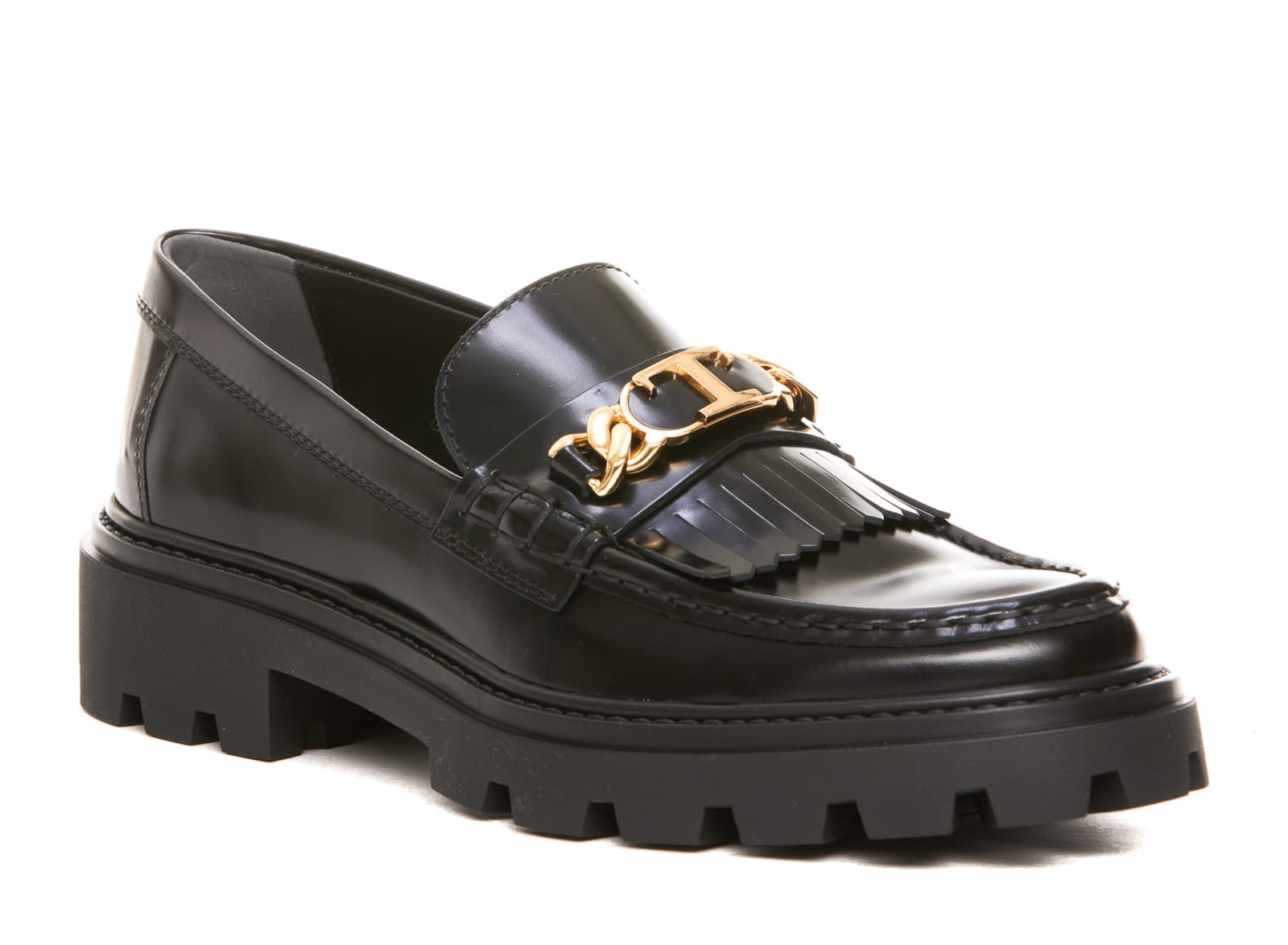 Shop Tod's Loafers In Black