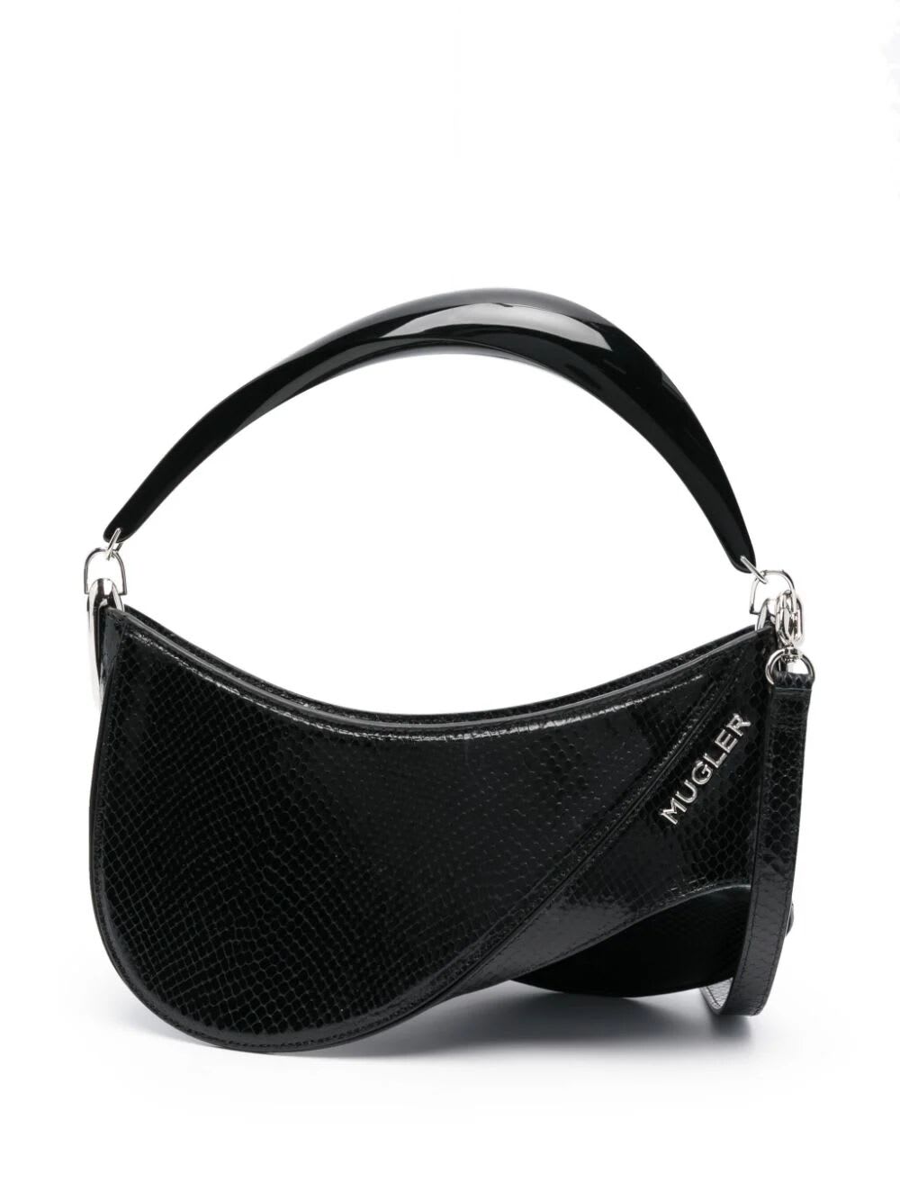 Shop Mugler Handbag In Black