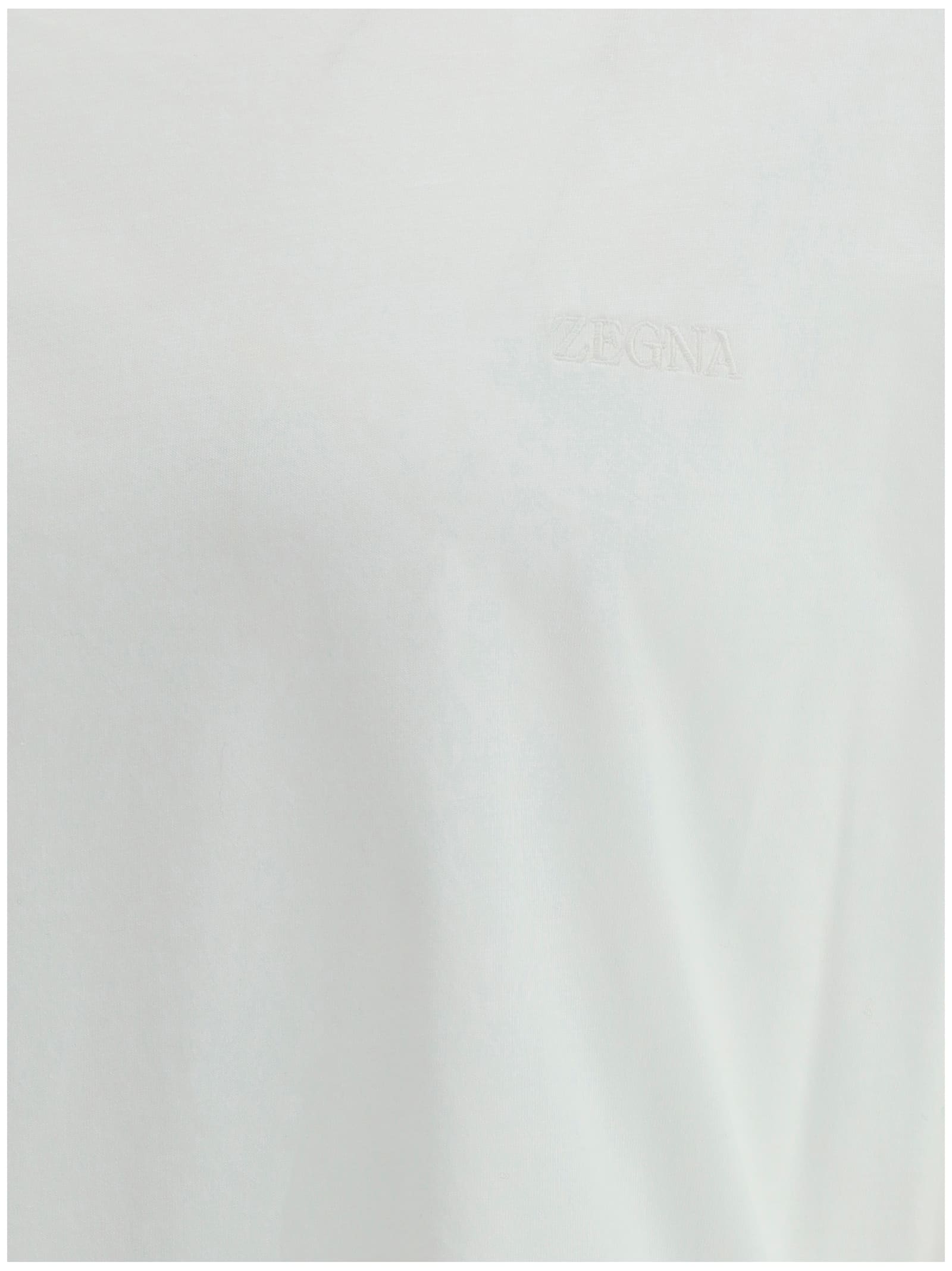 ZEGNA LOGOED T-SHIRT