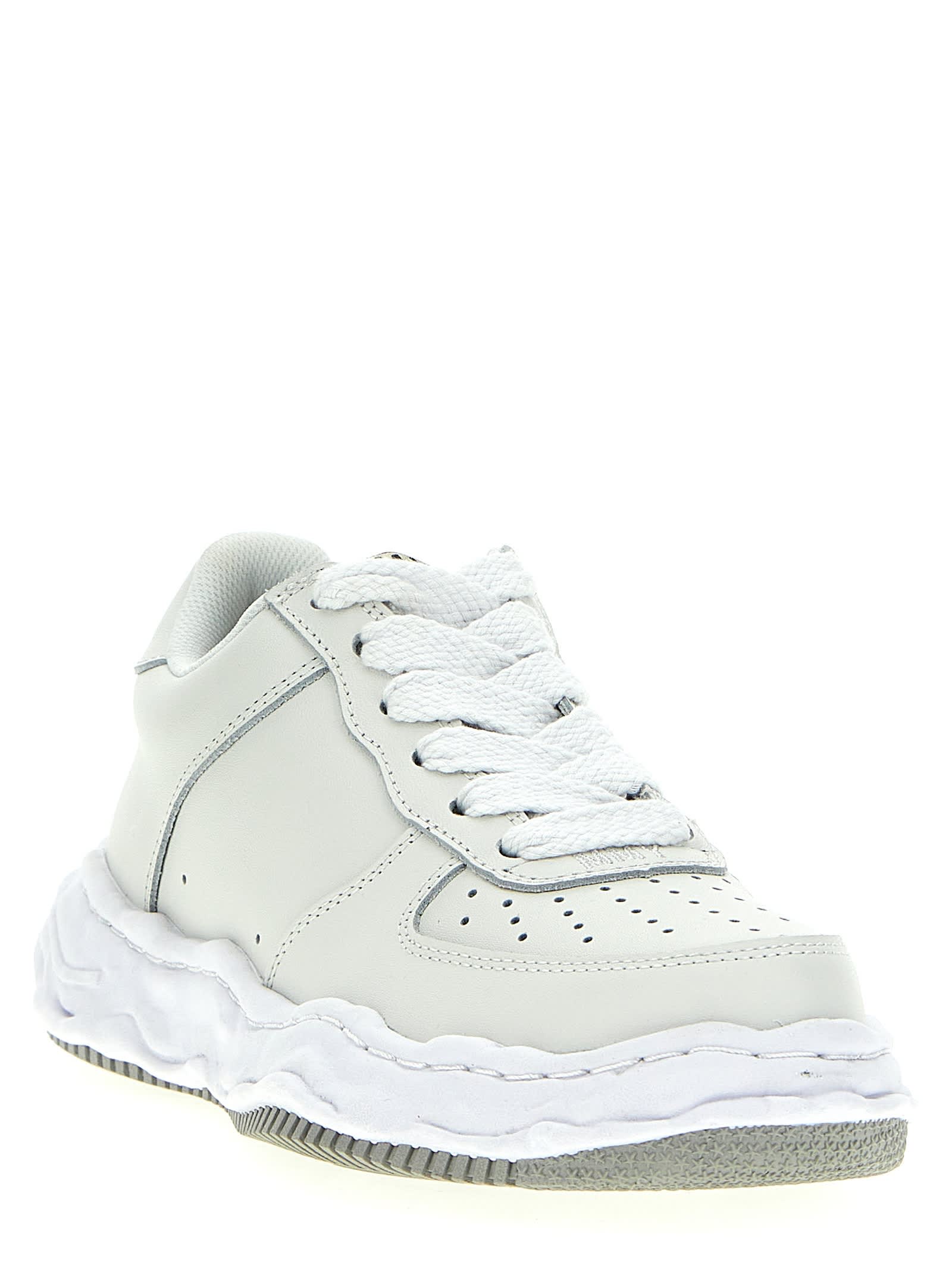 Shop Miharayasuhiro Wayne Sneakers In White