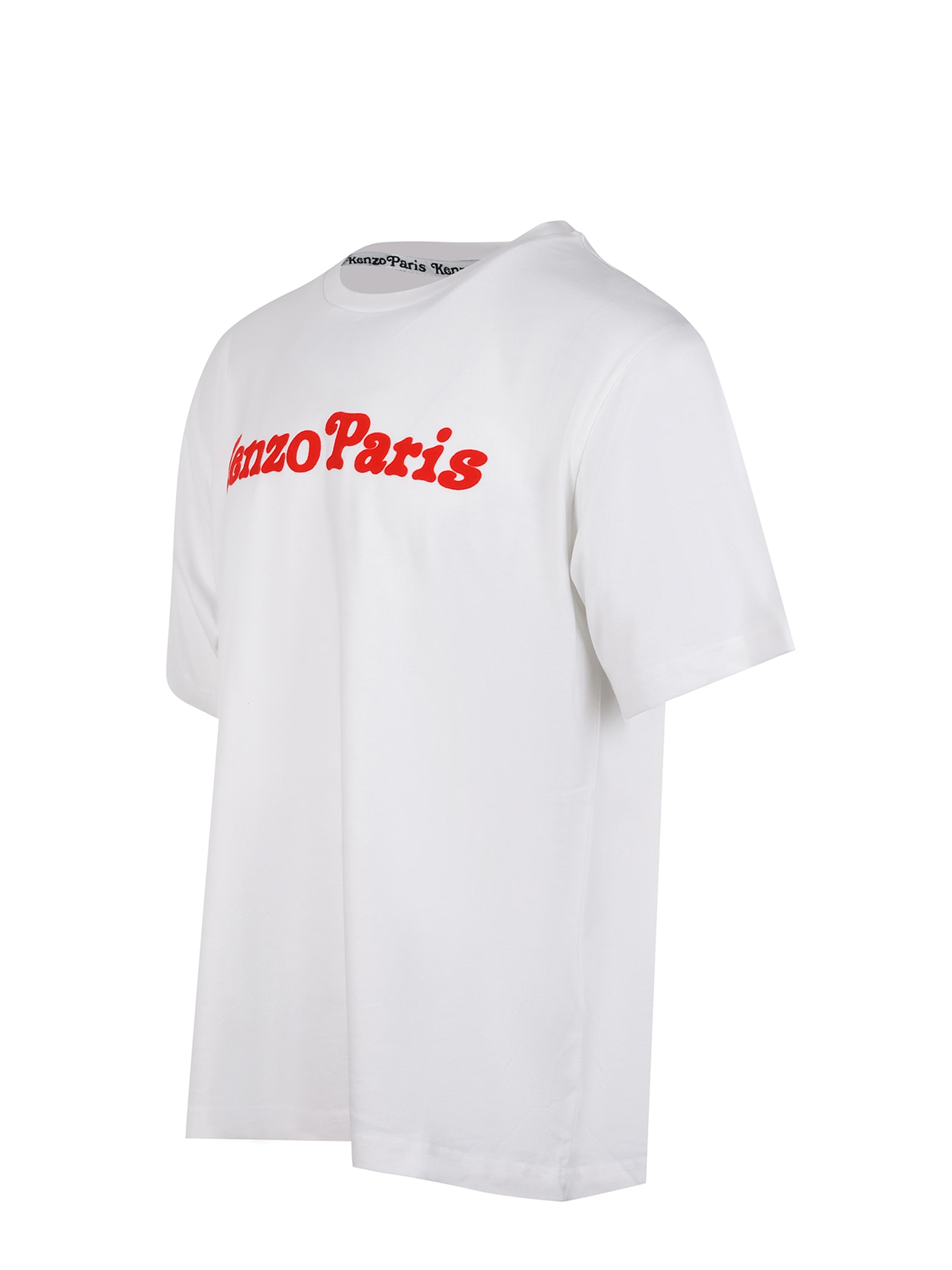 Kenzo Verdy Os Printed Cotton T-shirt In White