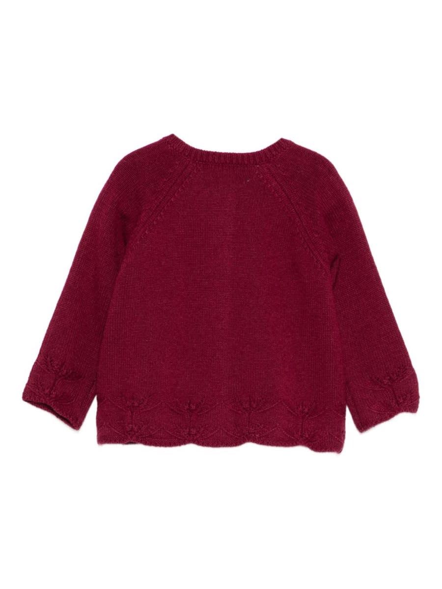 Tartine Et Chocolat Cardigan4 Cardigan In Burgundy