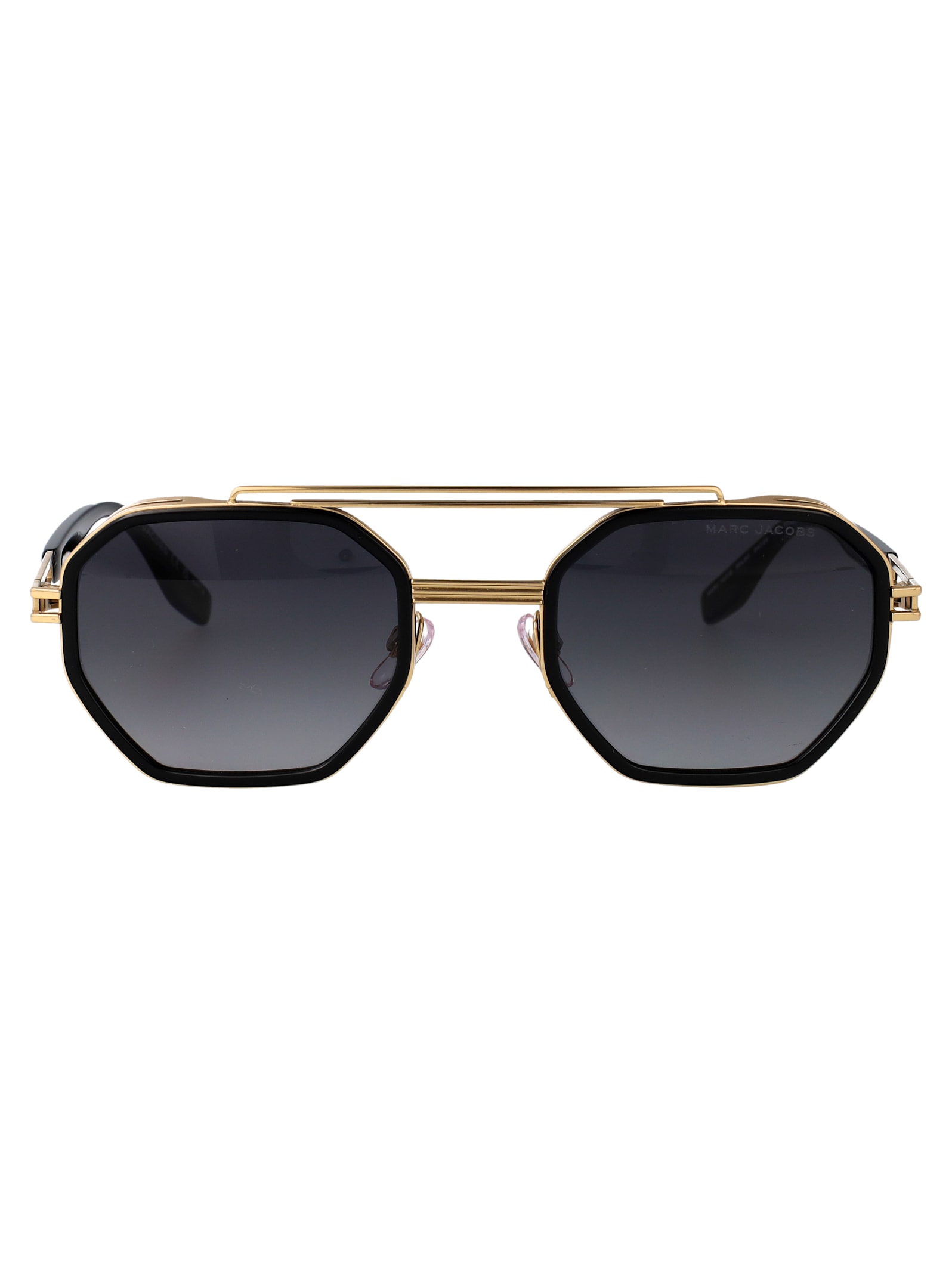 Marc Jacobs Geometric-frame Sunglasses In Black