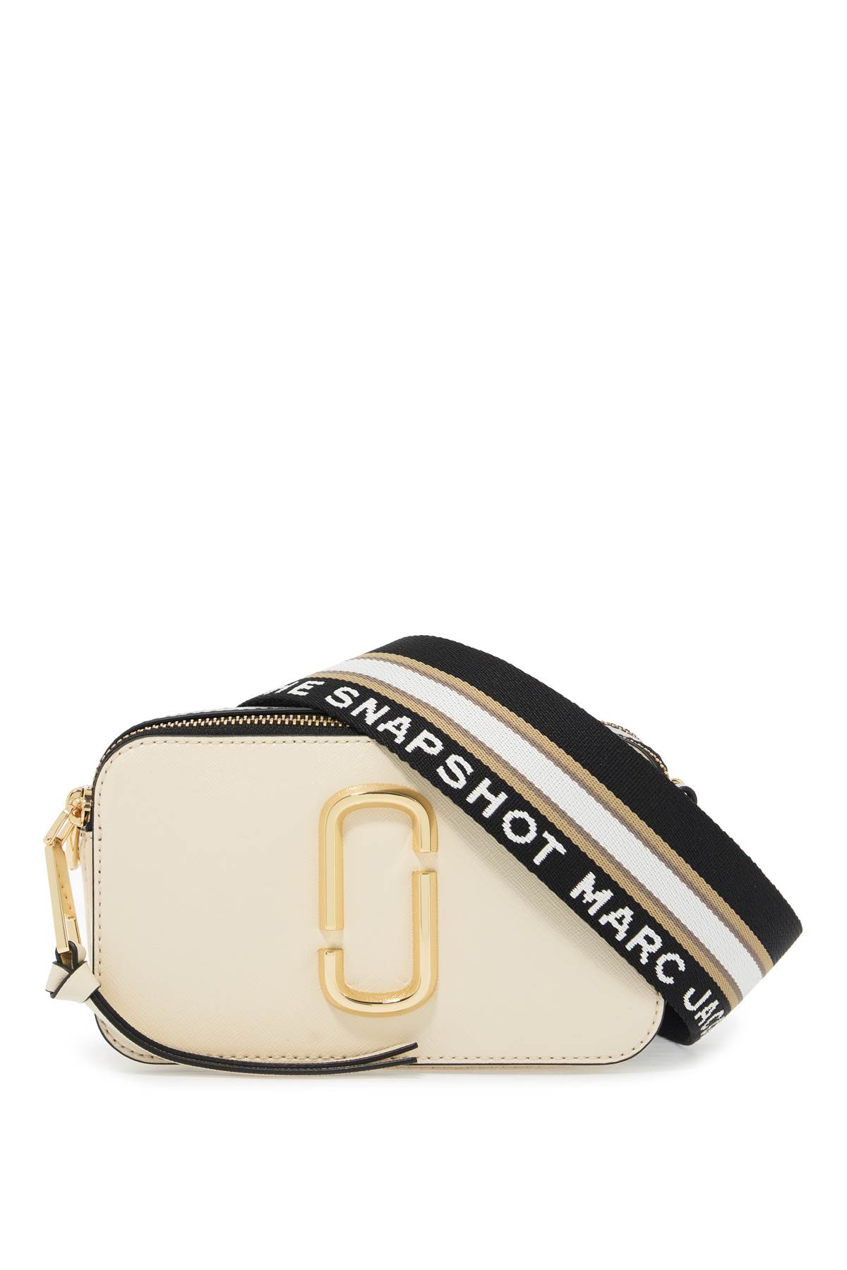 Shop Marc Jacobs The Snapshot Camer Bag In New Cloud White Multi (black)