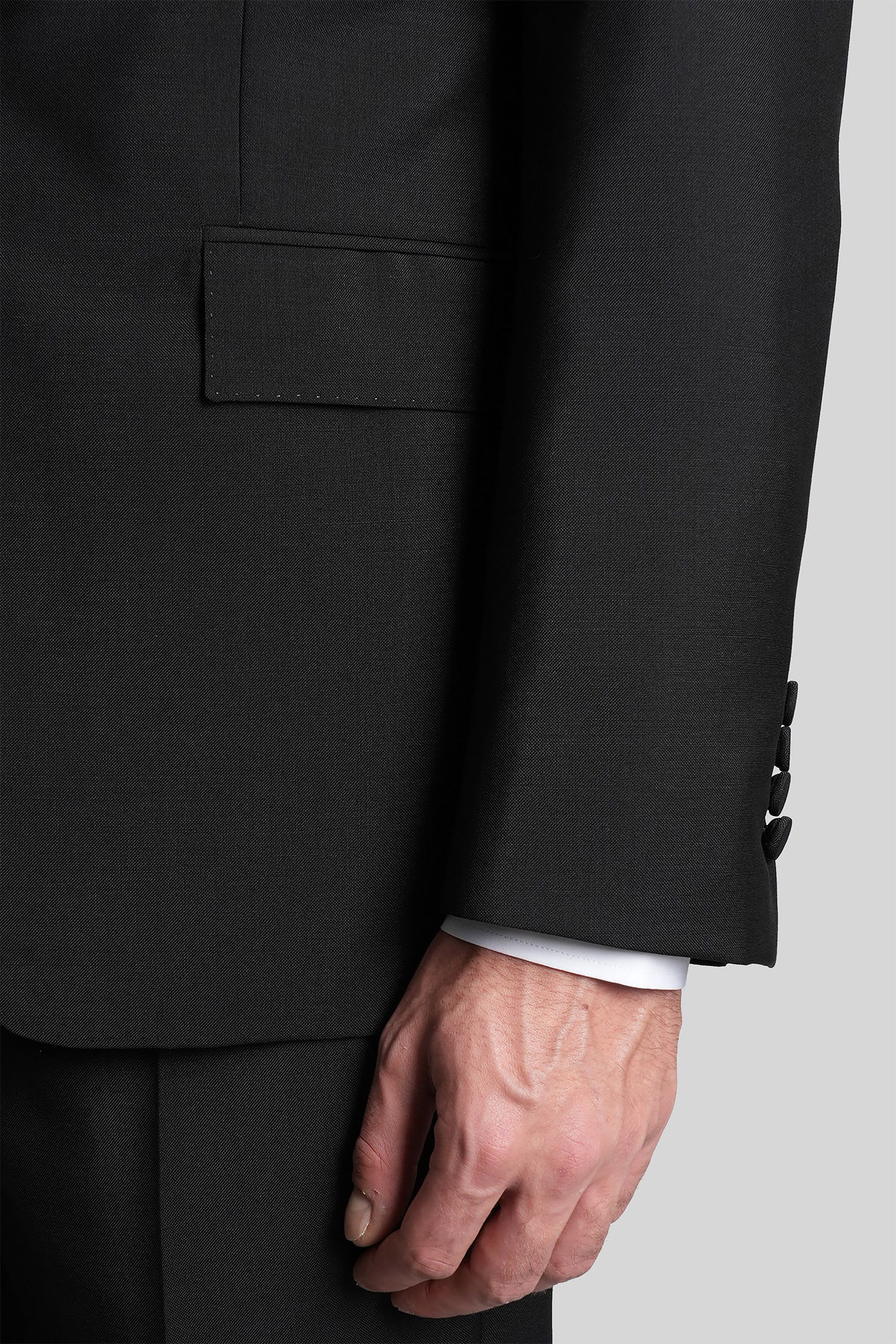 Givenchy Wool And Mohair Blazer In Black