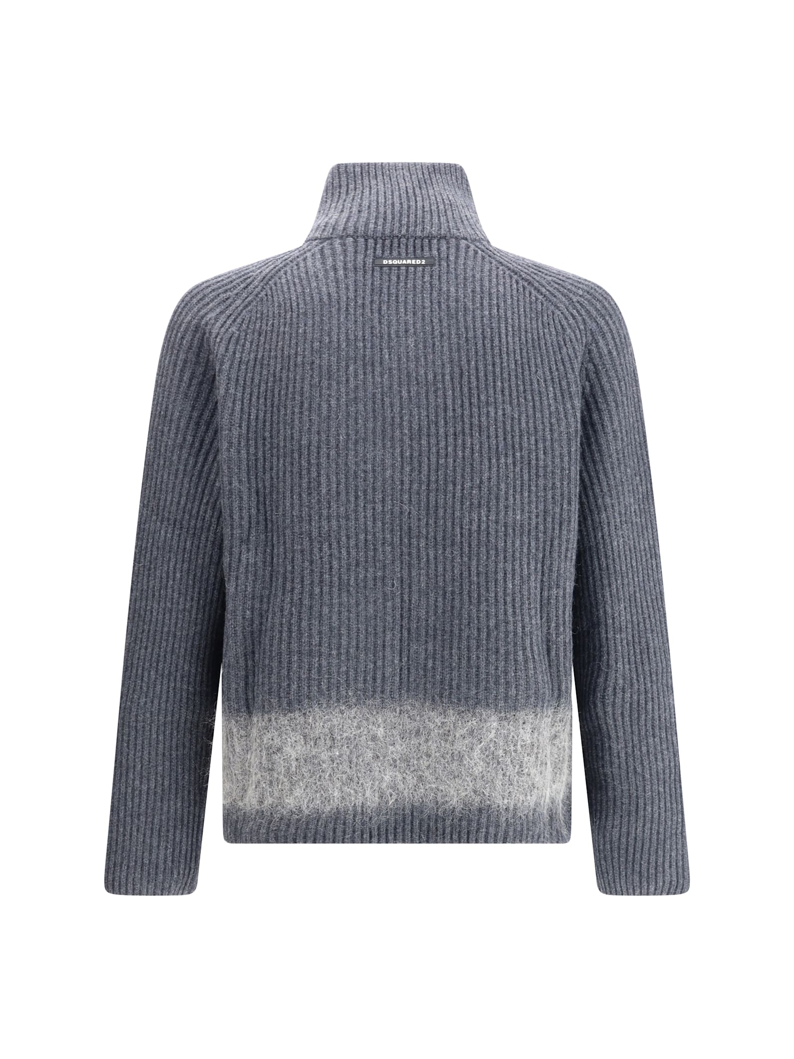 Dsquared2 Zip Cardigan In Black