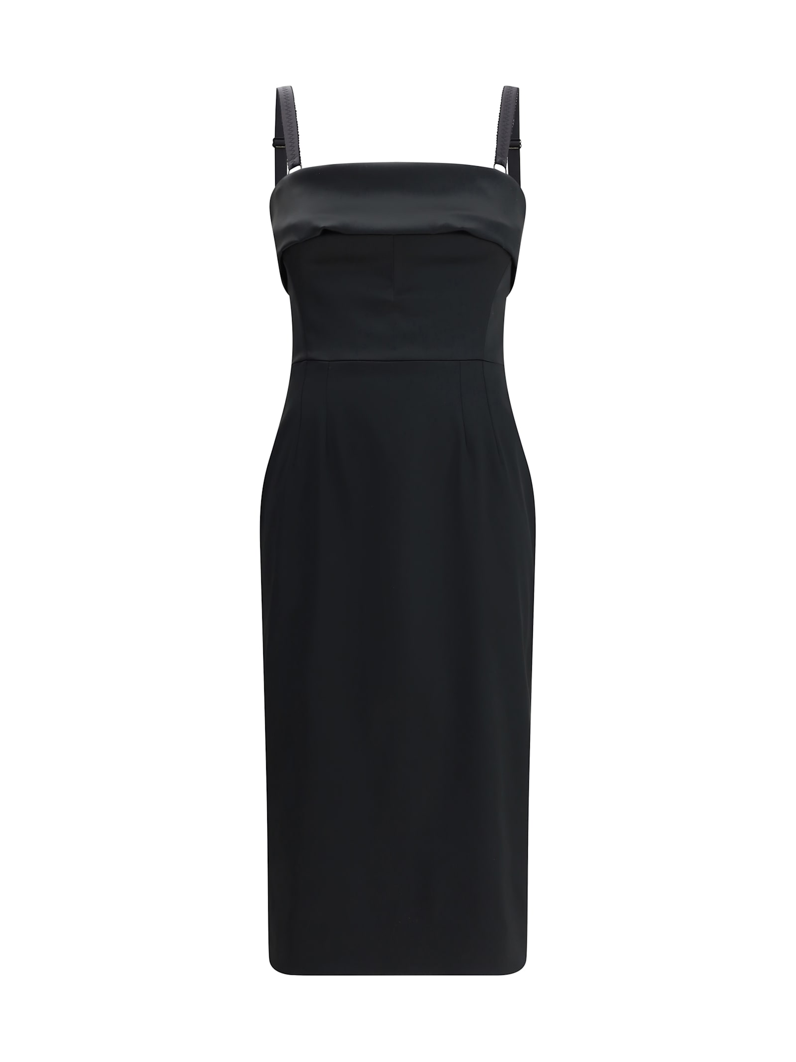 Dolce & Gabbana Satin Midi Dress