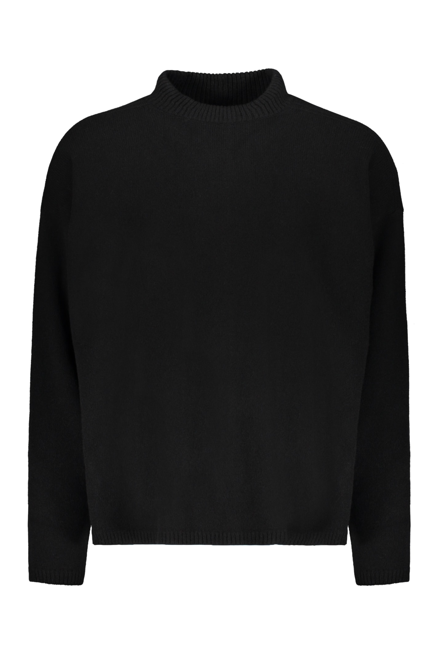 Shop Rick Owens Cashmere Turtleneck Sweater In Black