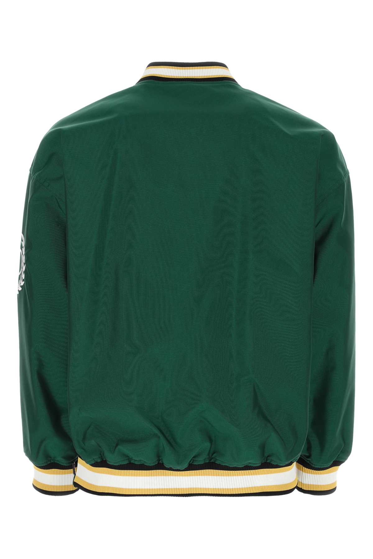 Valentino Emerald Green Nylon Sweatshirt In Uvw