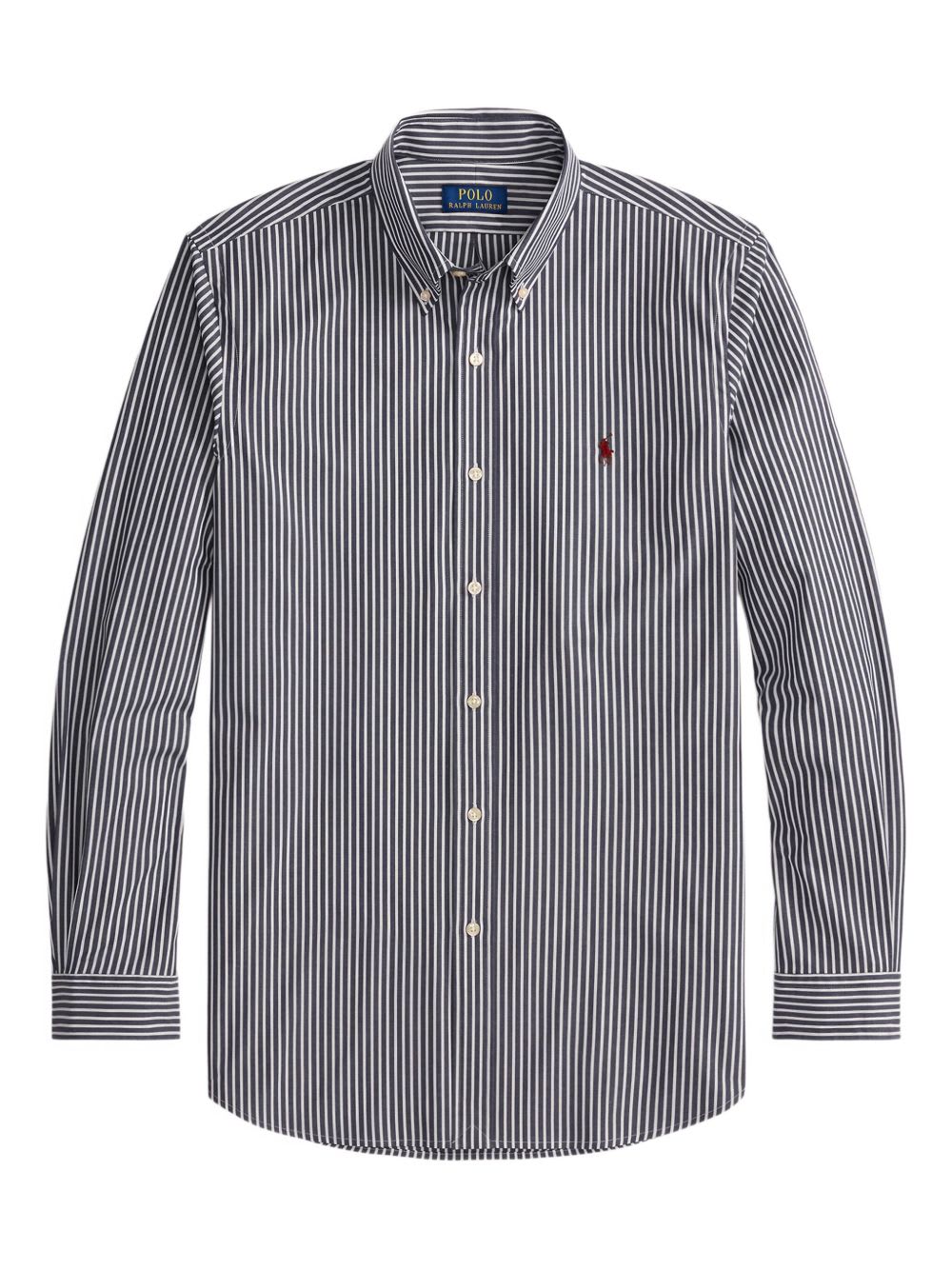 Polo Ralph Lauren Striped Cotton Shirt Button-down Collar In Multi