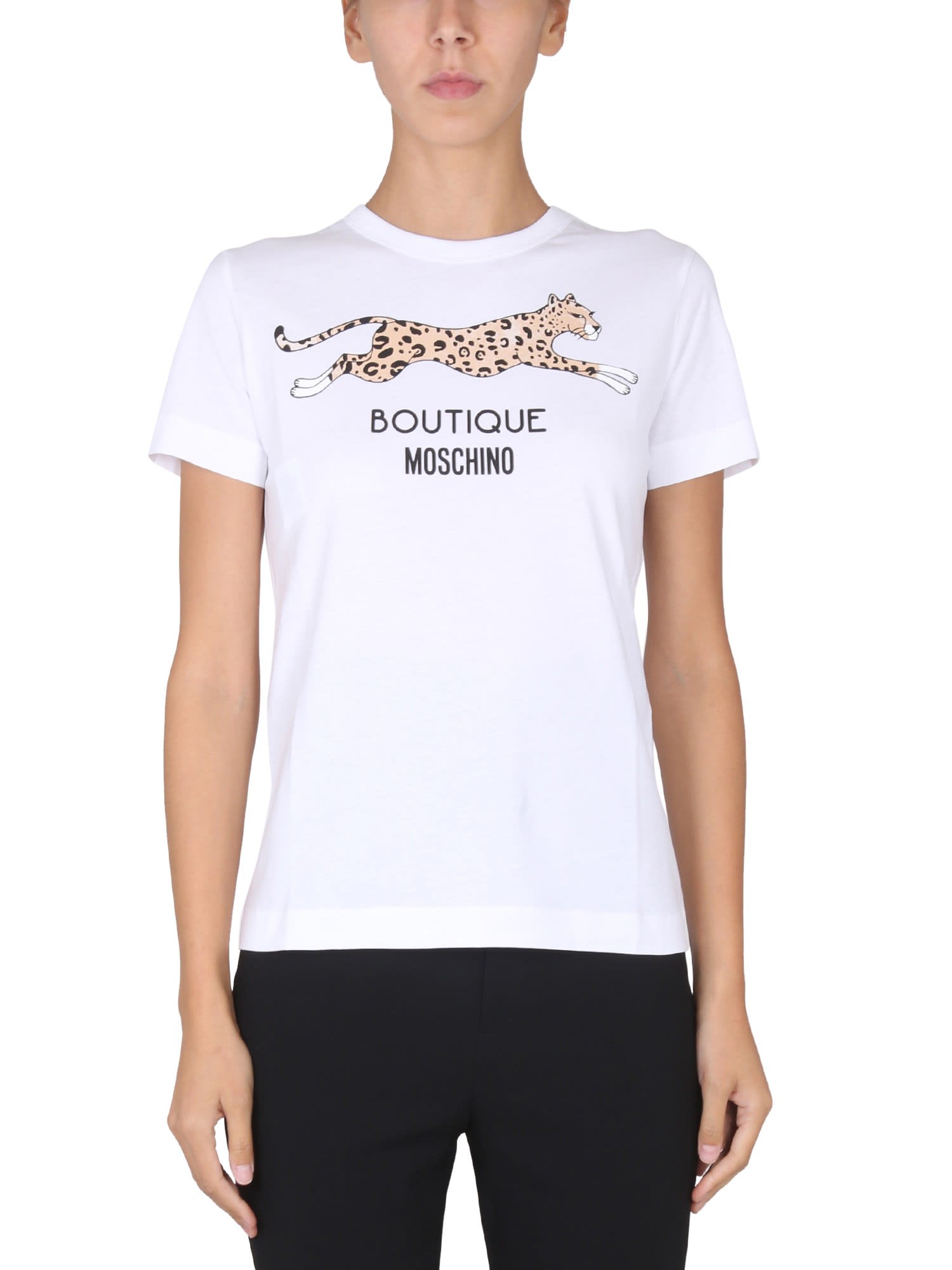 Boutique Moschino Animal Print T-shirt
