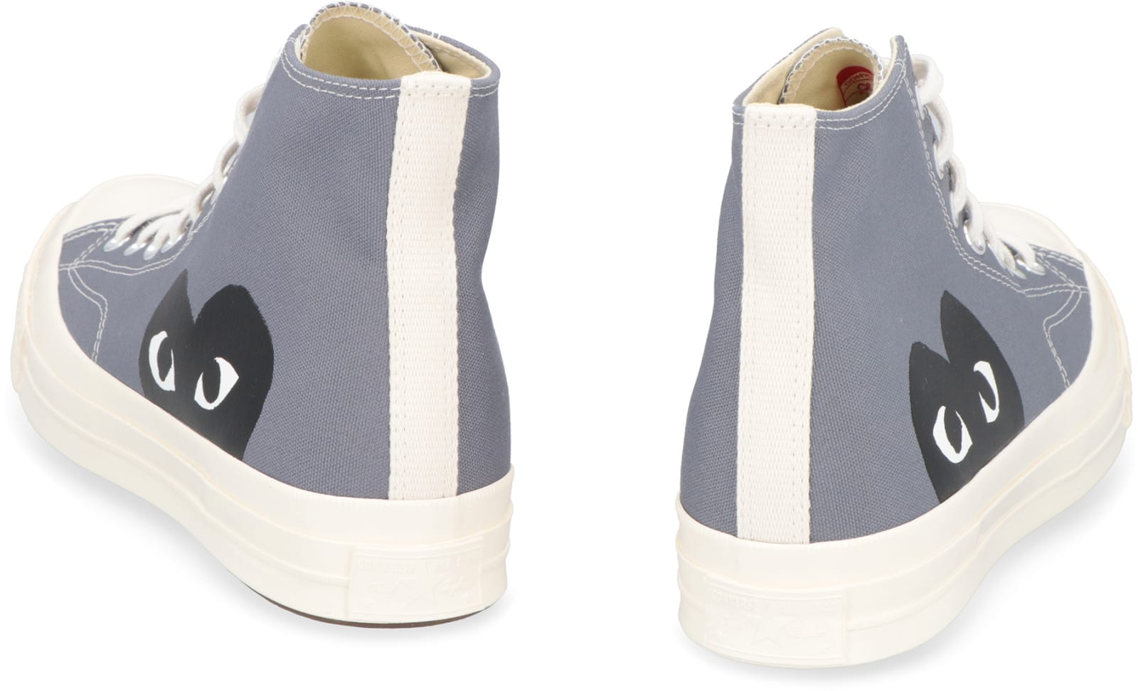 Shop Comme Des Garçons Play Chuck 70 High-top Sneakers In Grey