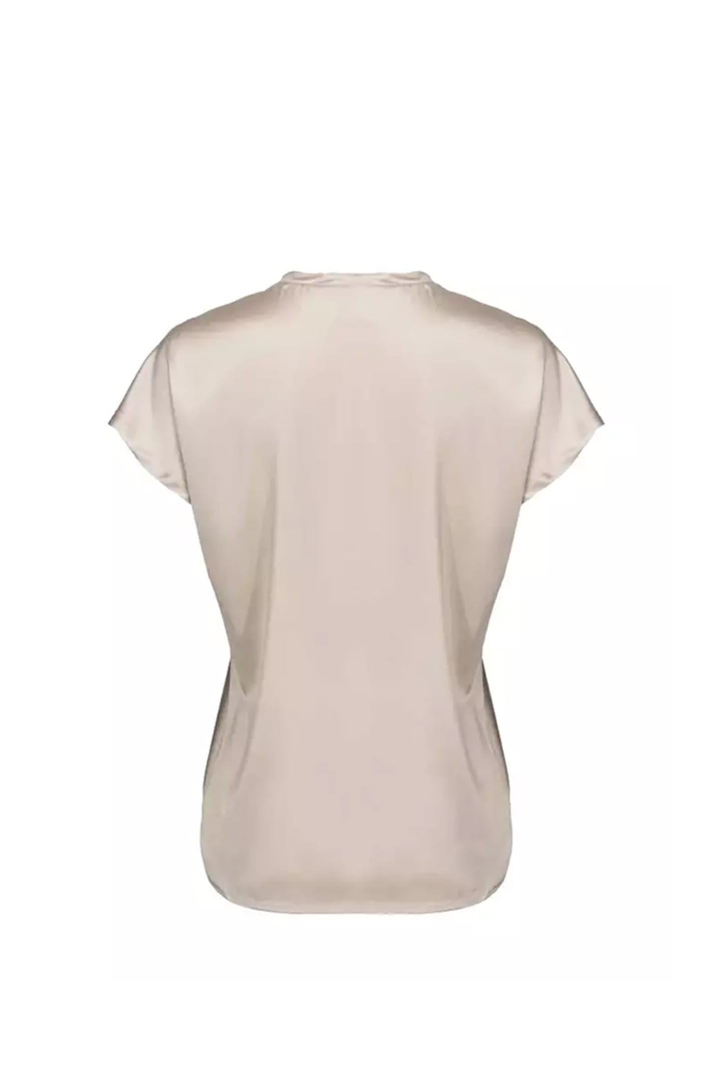 Shop Pinko Farida Blouse In Silver