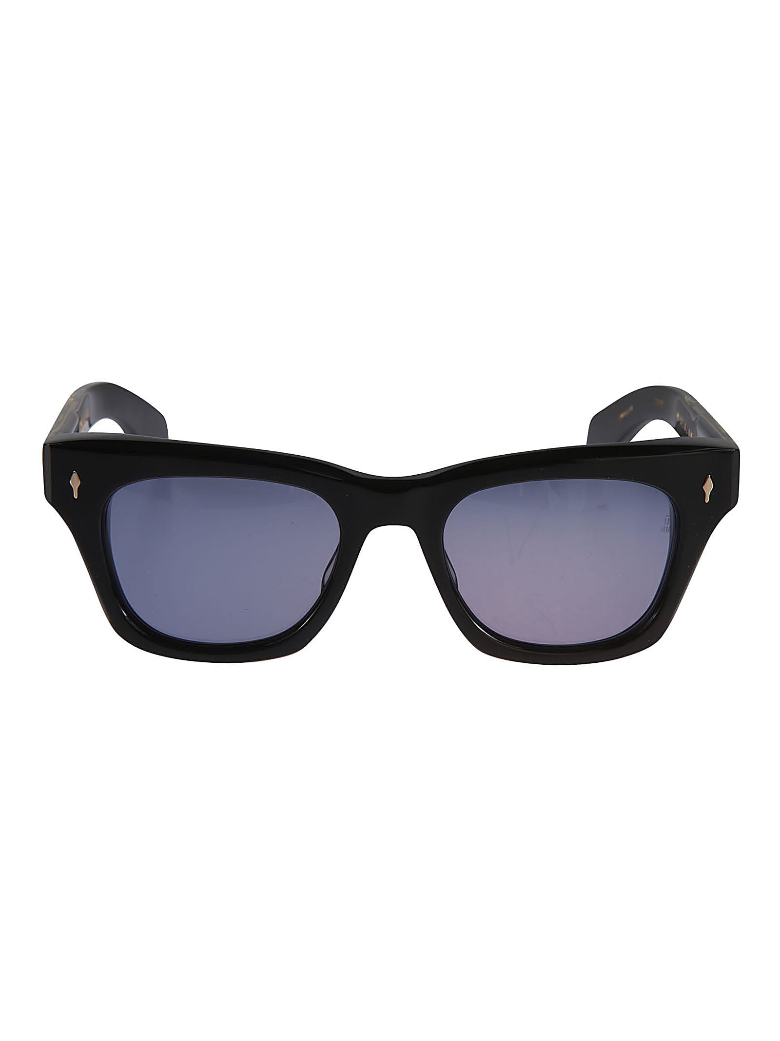 Jacques Marie Mage Engraved Logo Sunglasses In Black