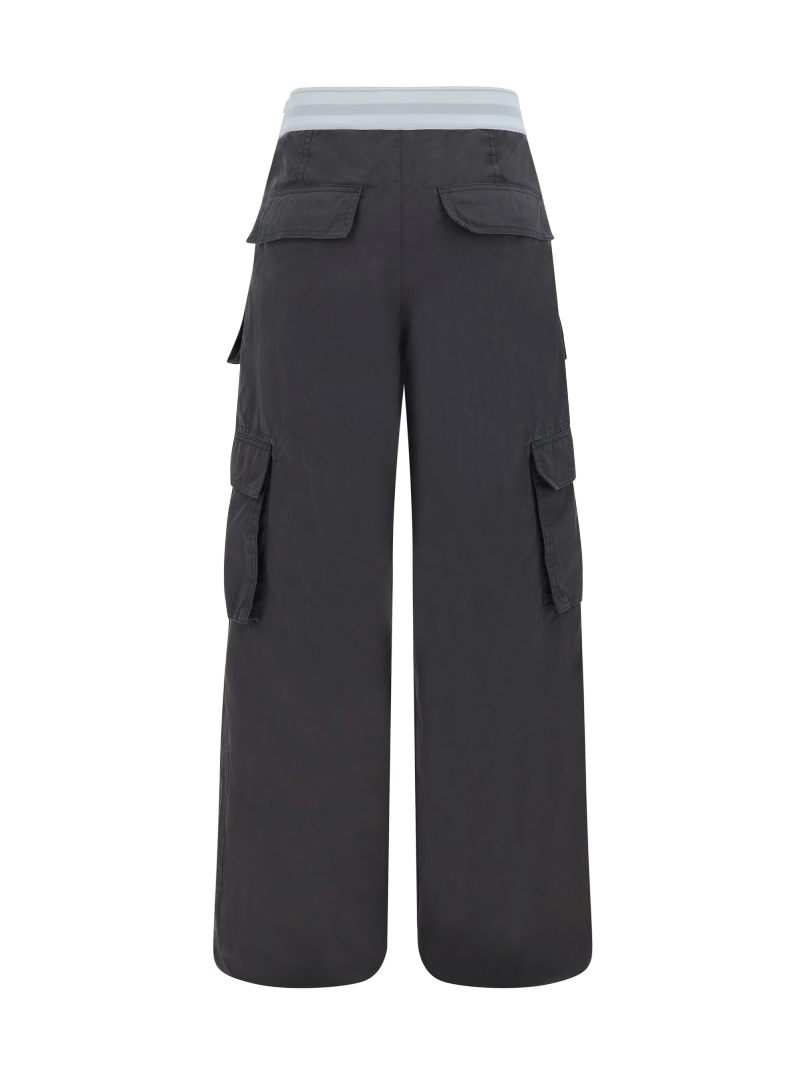 contrasting panel bootcut trousers, Alexander Wang