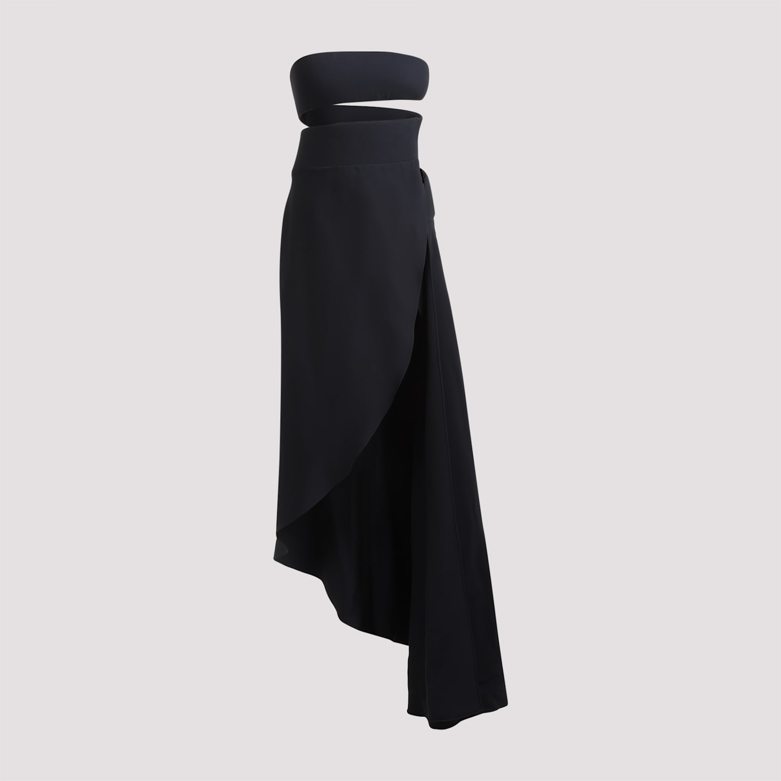 alaia alaïa spiral fluid cady dress