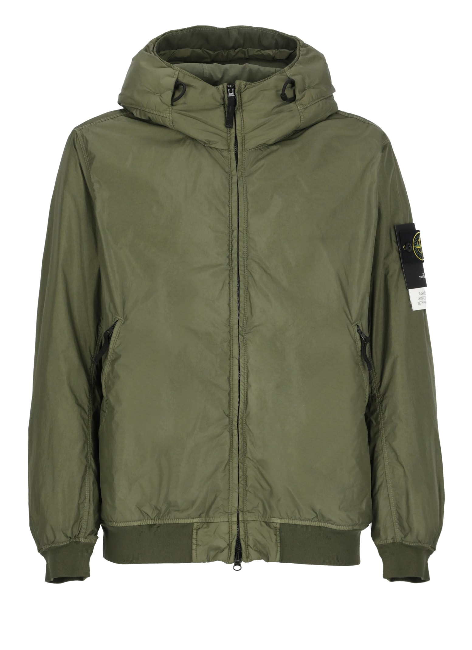 Stone Island Zip-up Hooded Jacket