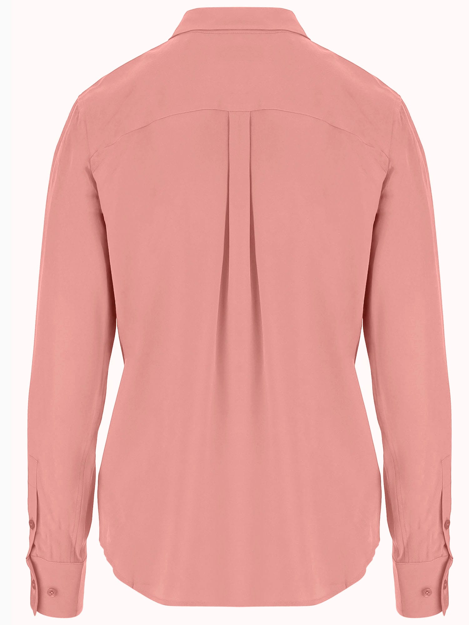 Equipment Rose Pink Silk Shirt With Pockets