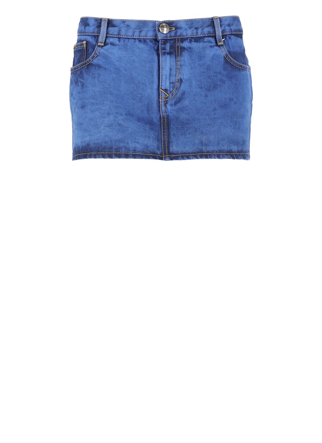 Shop Vivienne Westwood Foam Mini Skirt In Blue