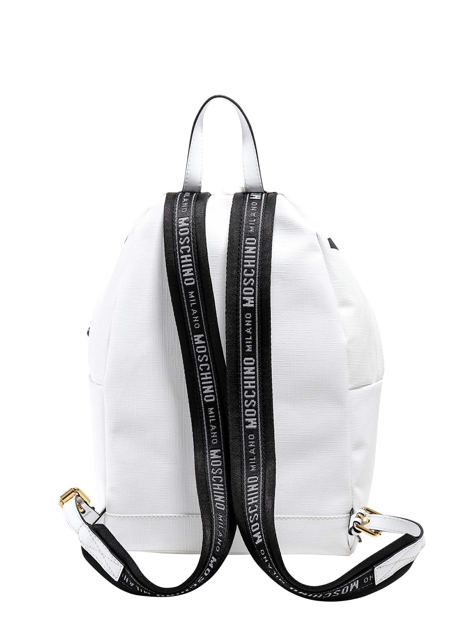 moschino backpack white