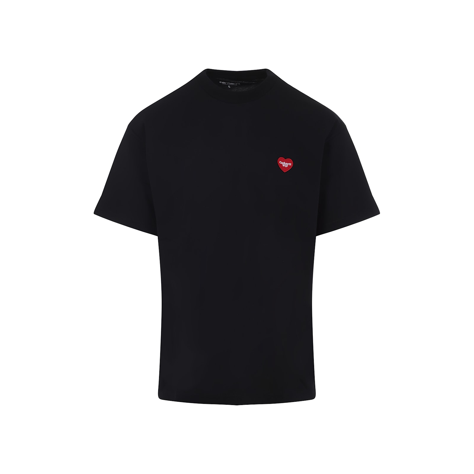 Carhartt Heart Motif Crew Neck Graphic Print T-shirt In Black