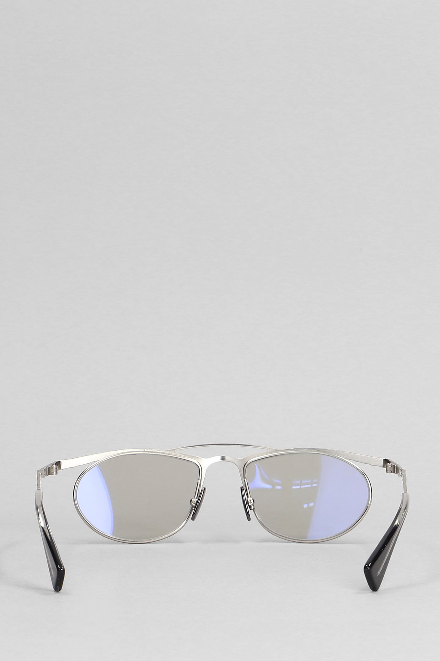 Kuboraum H52 Sunglasses In Silver Metal Alloy In Silver
