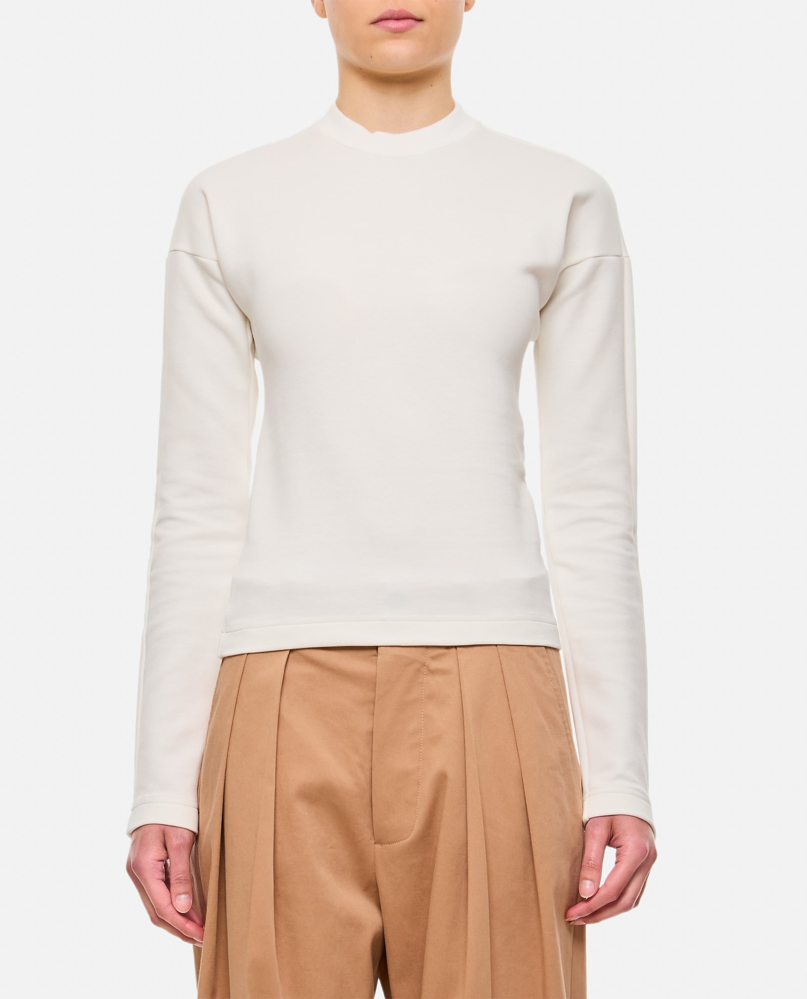 Shop Plan C Jersey Sweater In White