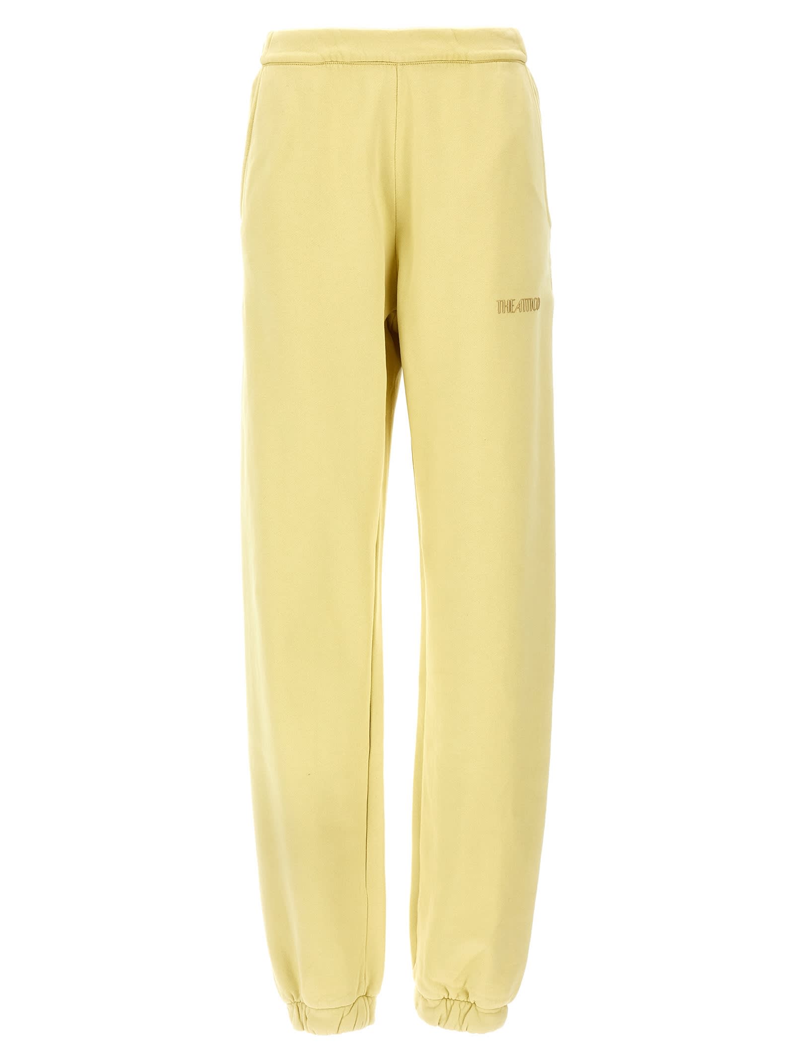 Attico Penny Joggers In Yellow