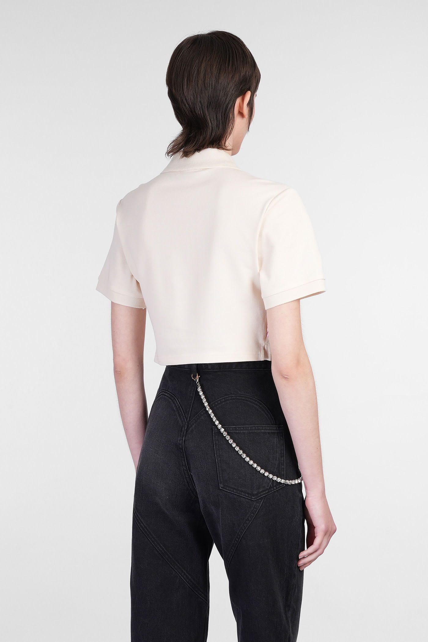 Area Polo In Beige Cotton