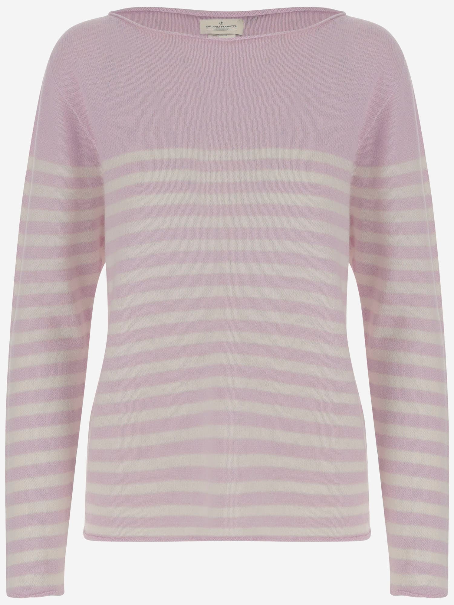 Cashmere Sweater With Striped Pattern