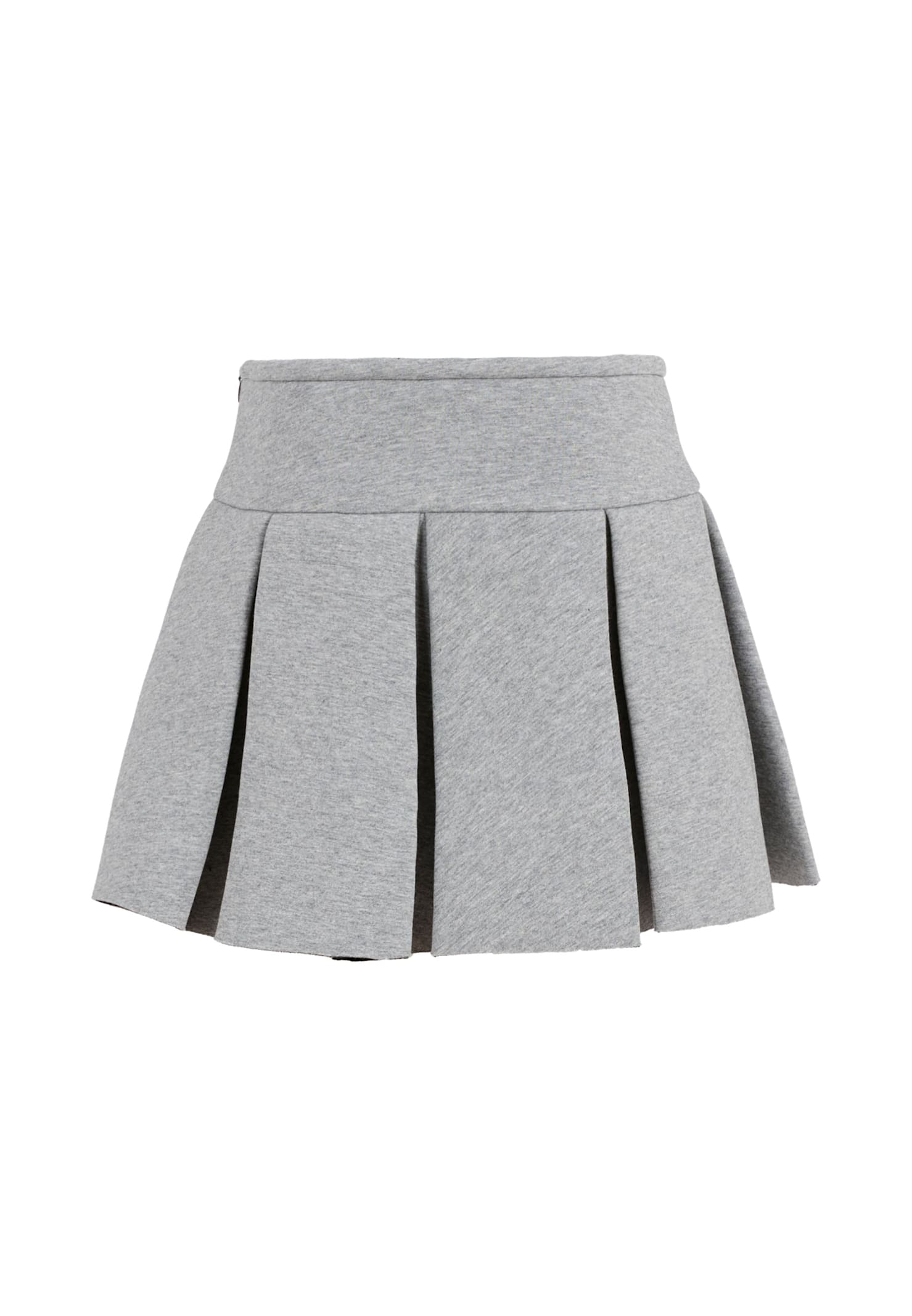 Marni Grey Skirt For Girl Withlogo In Gray