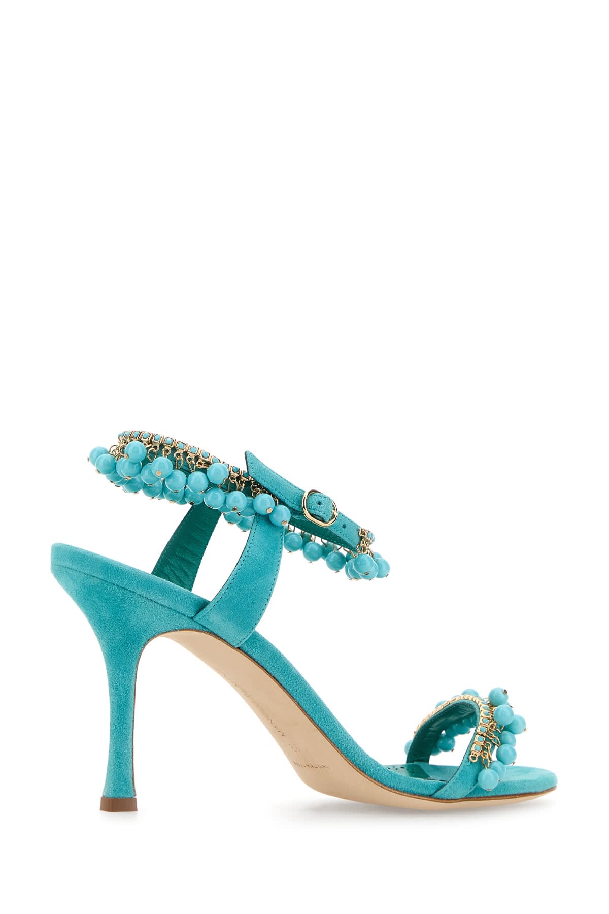 Manolo Blahnik Ravellanu Os Val 090 In Turq