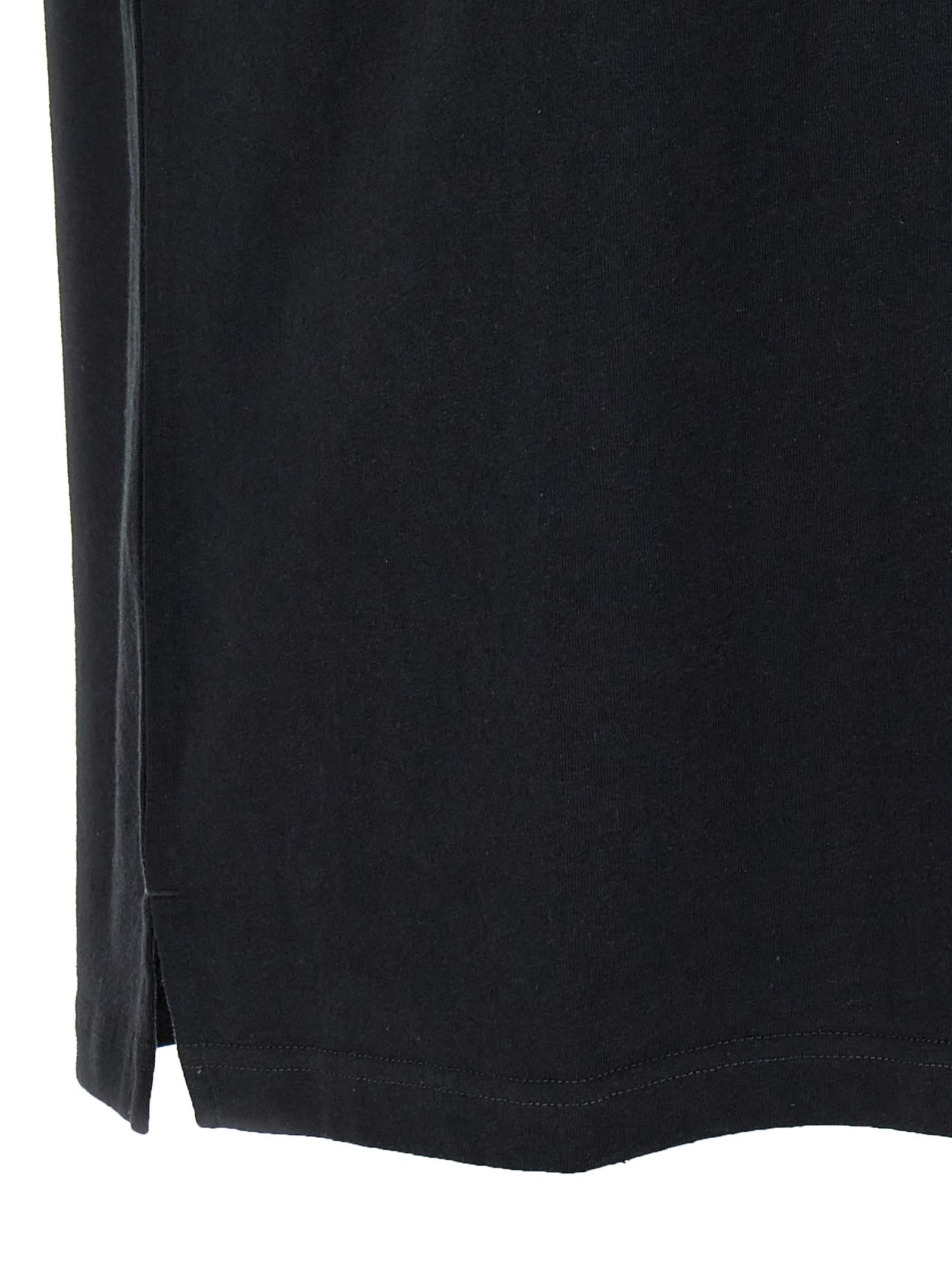 Lemaire Black Relaxed-fit T-shirt In Black