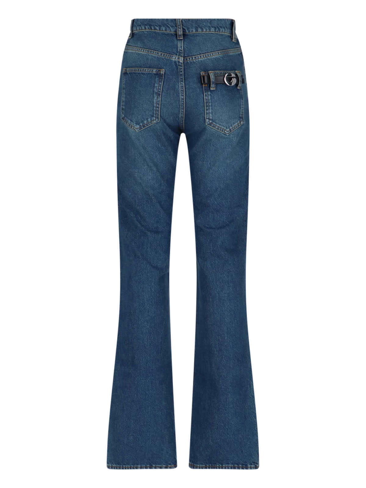 Coperni Strap Jeans In Blue