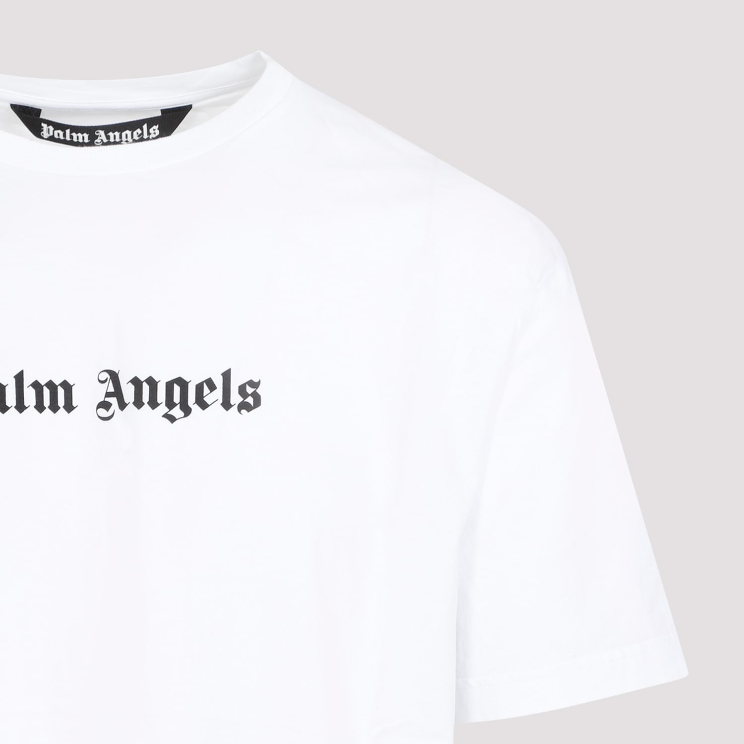 PALM ANGELS LOGO SLIM T-SHIRT 