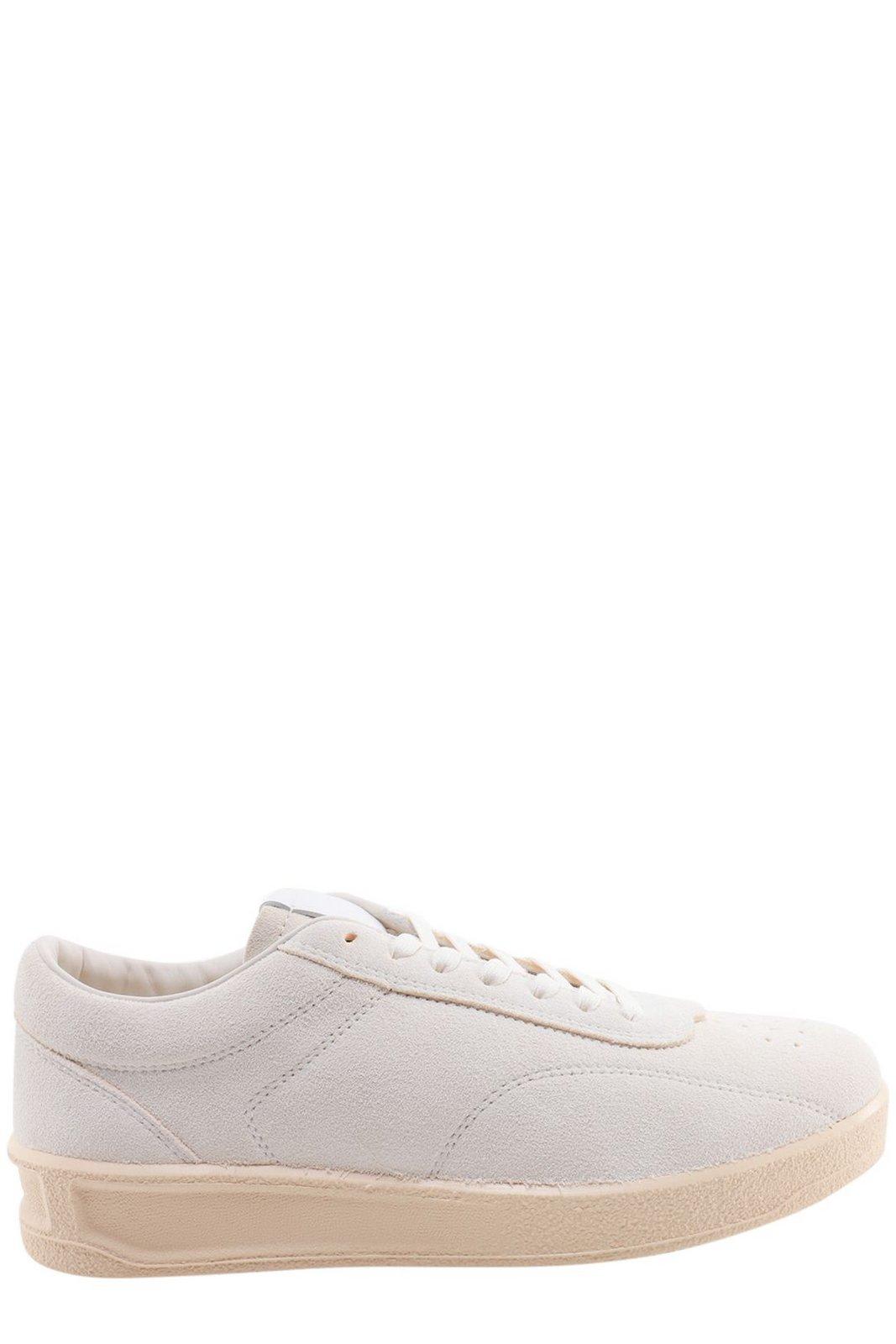 Shop Jil Sander Low-top Sneakers In Bianco