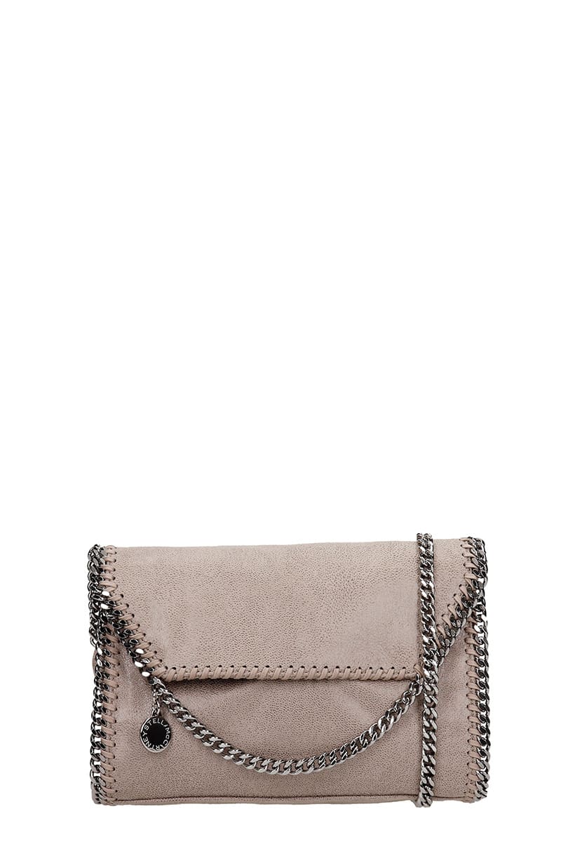 Stella McCartney Falabella Shoulder Bag In Taupe Faux Leather