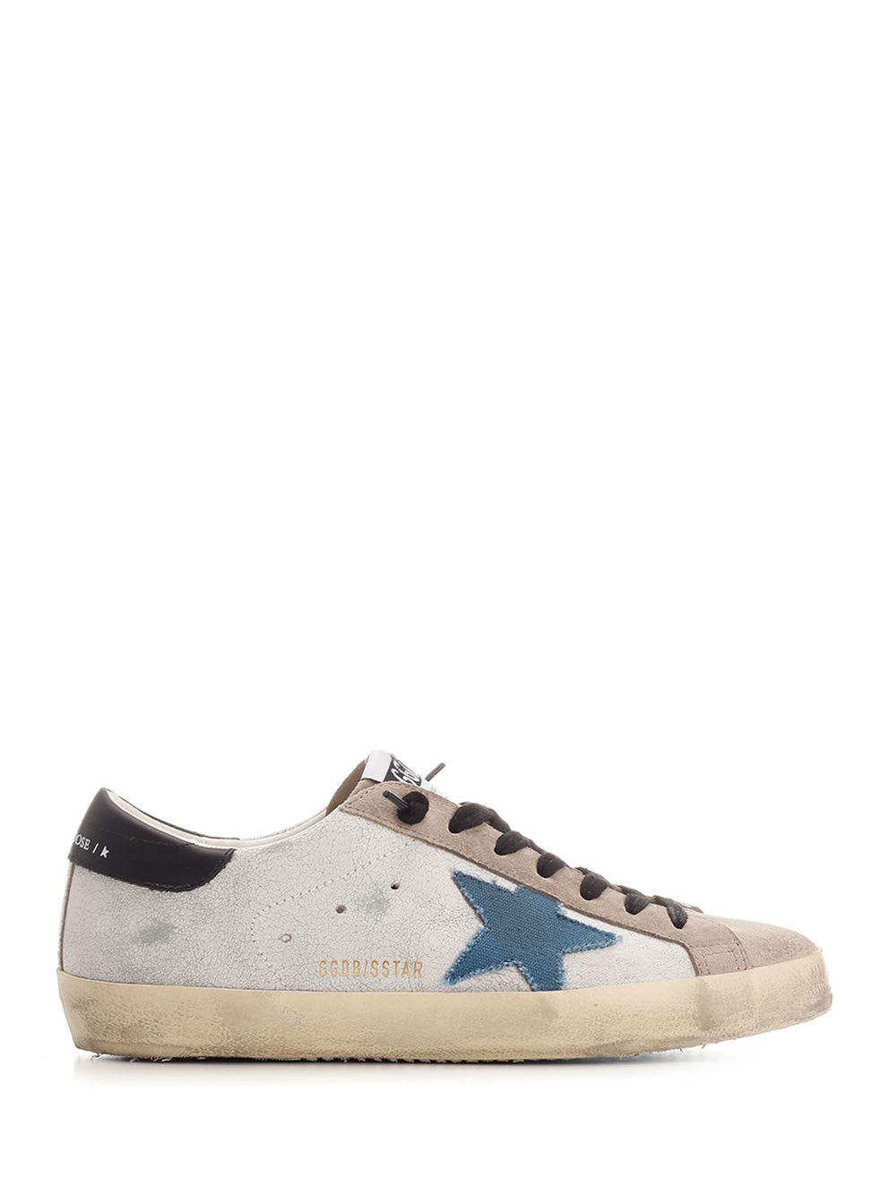 Shop Golden Goose Super Star Sneakers In Bianco