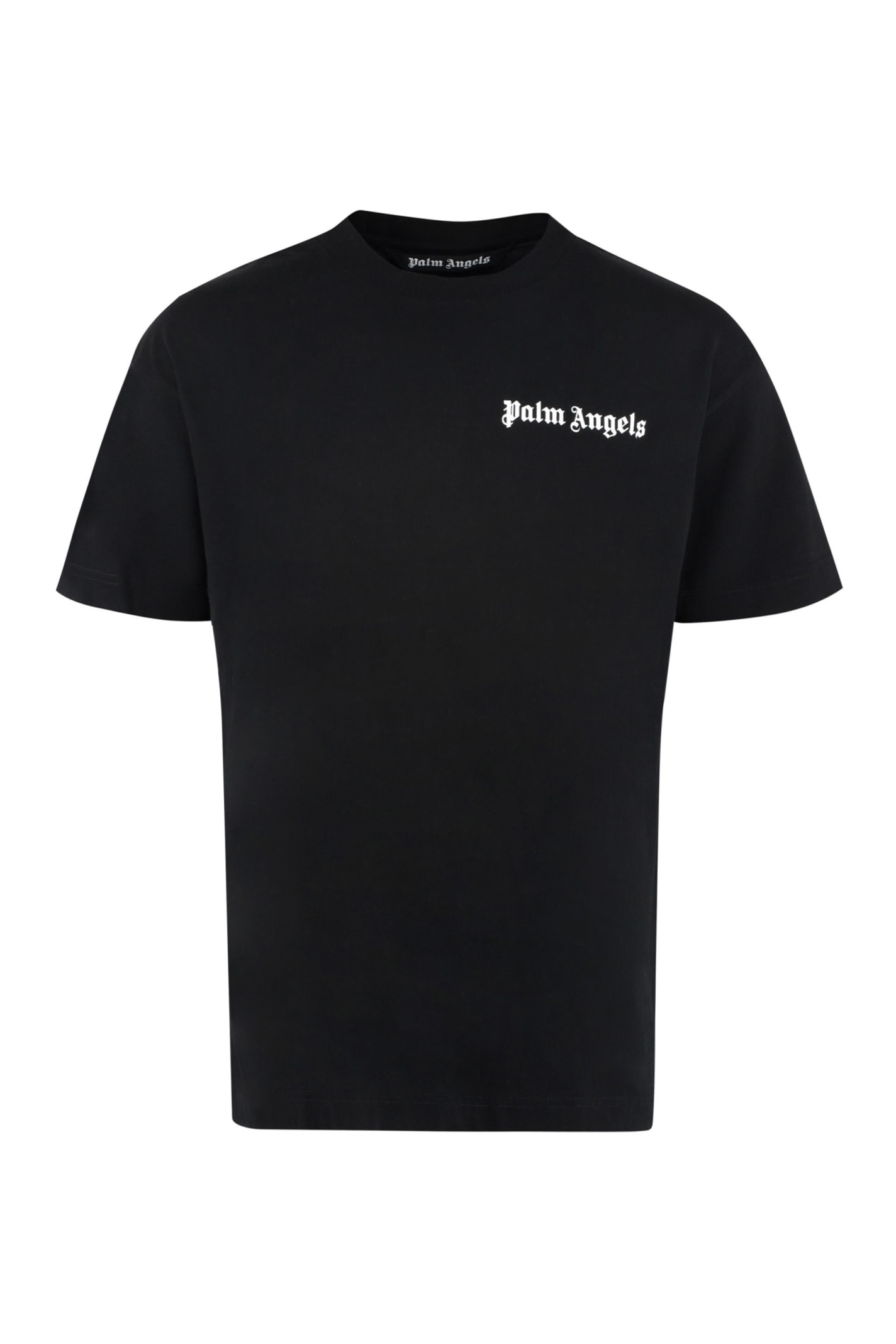 Palm Angels Set Of Three Cotton T-shirts In Multi