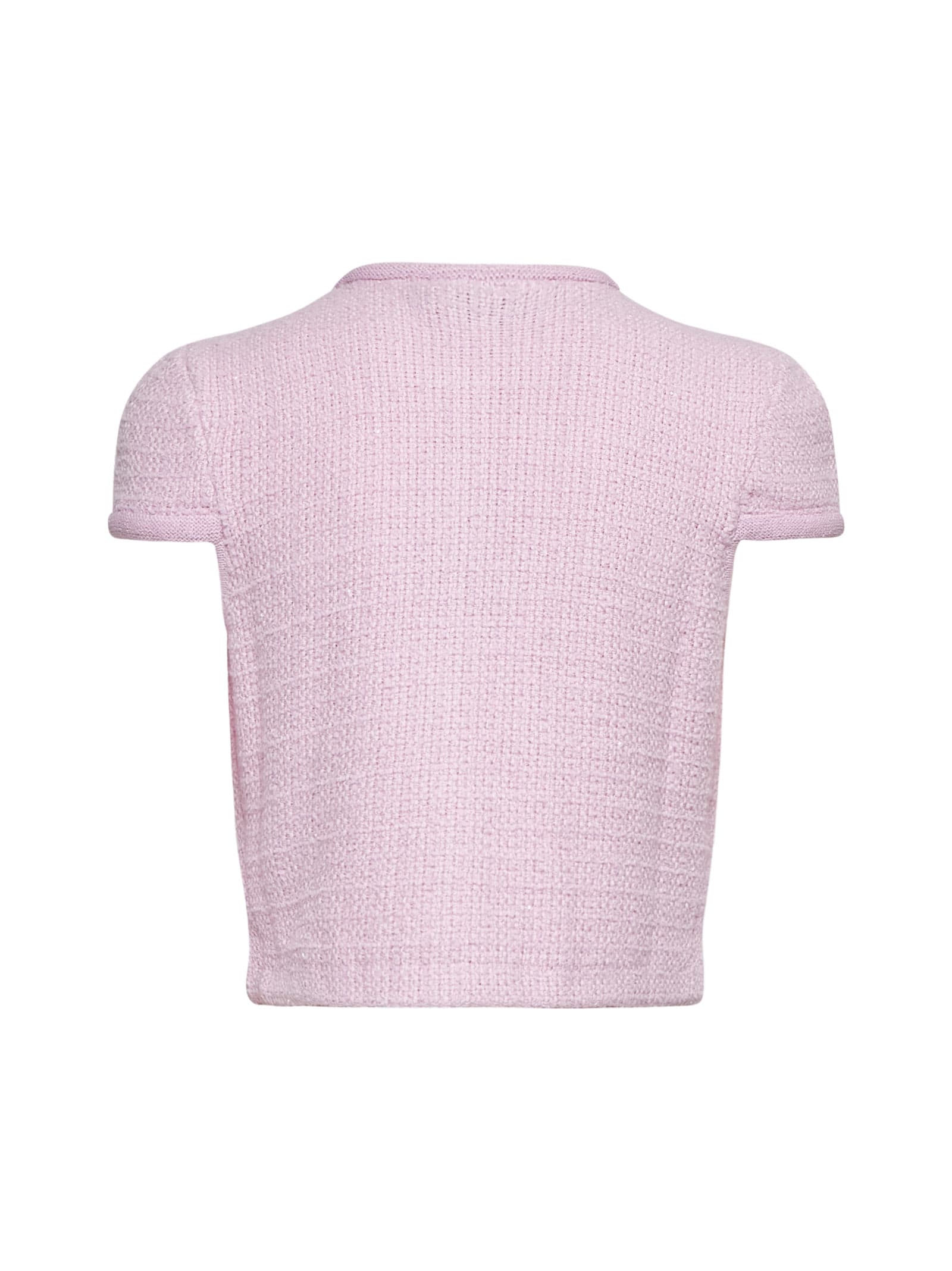 Shop Self-portrait Top In Pink