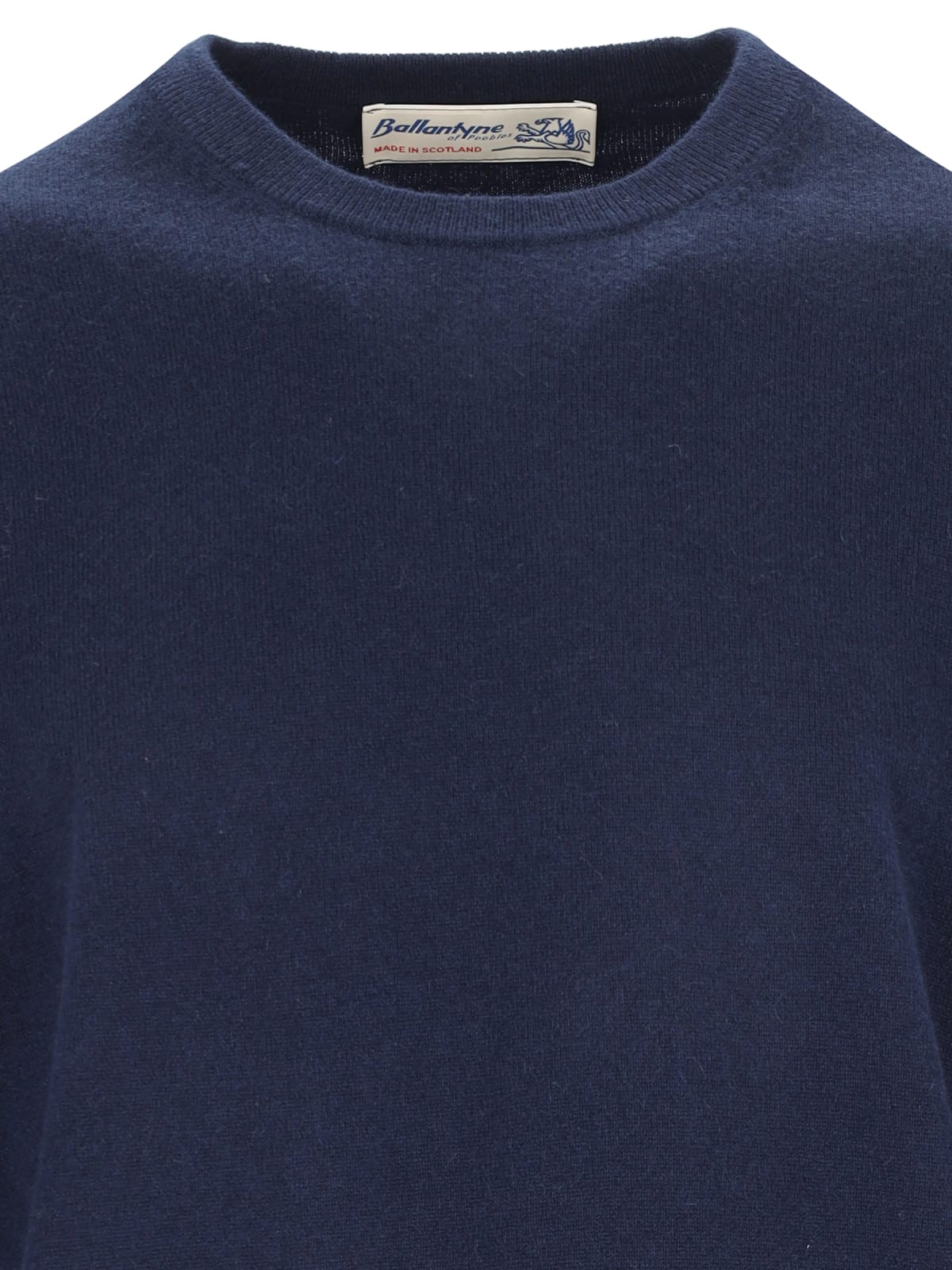 Shop Ballantyne Basic Sweater In Blue