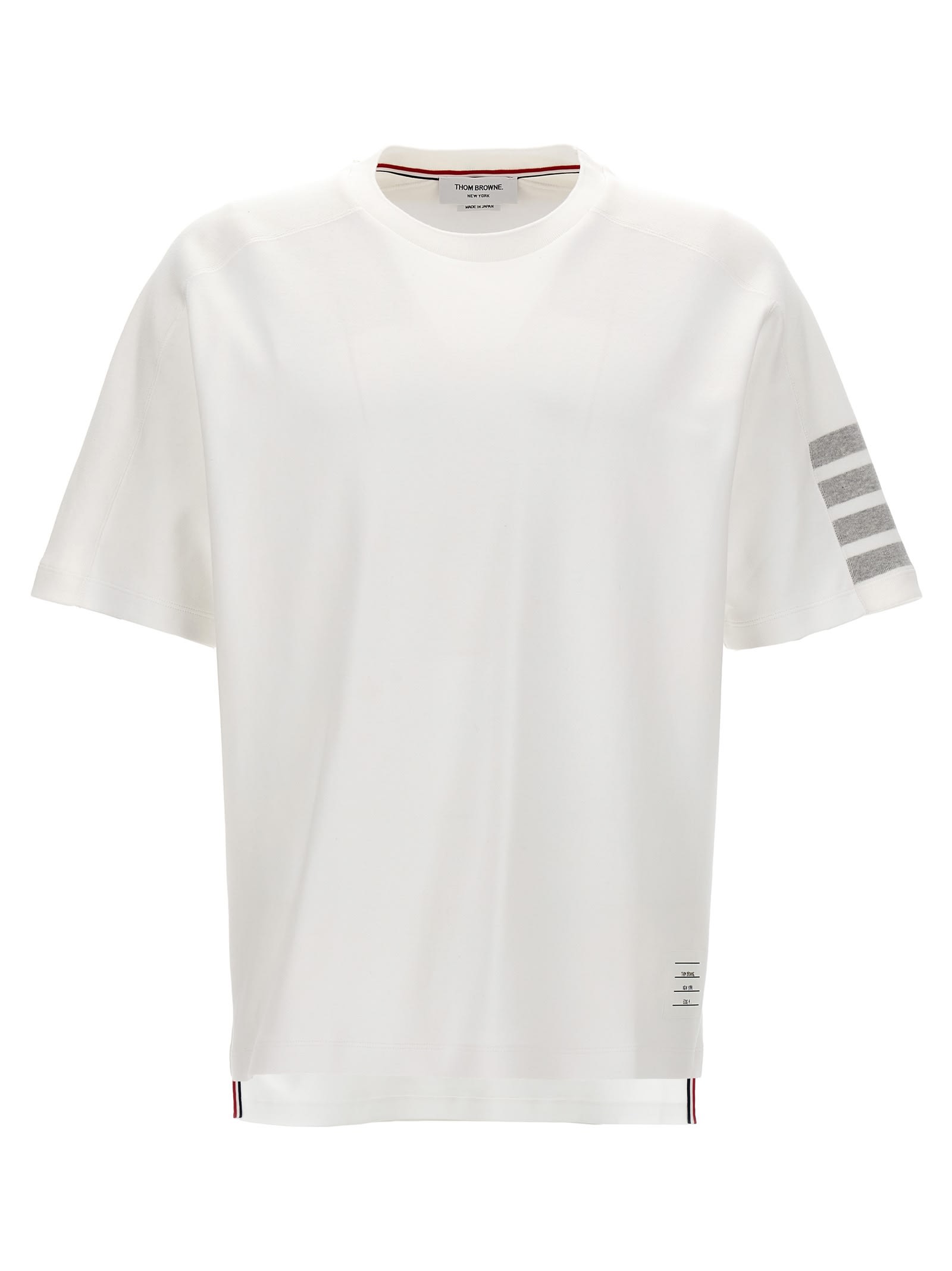 Thom Browne White Engineered 4-bar T-shirt In White