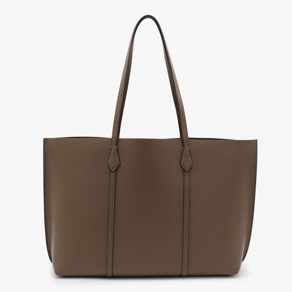 Tory Burch Brown Leather Perry Tote Bag In Brown