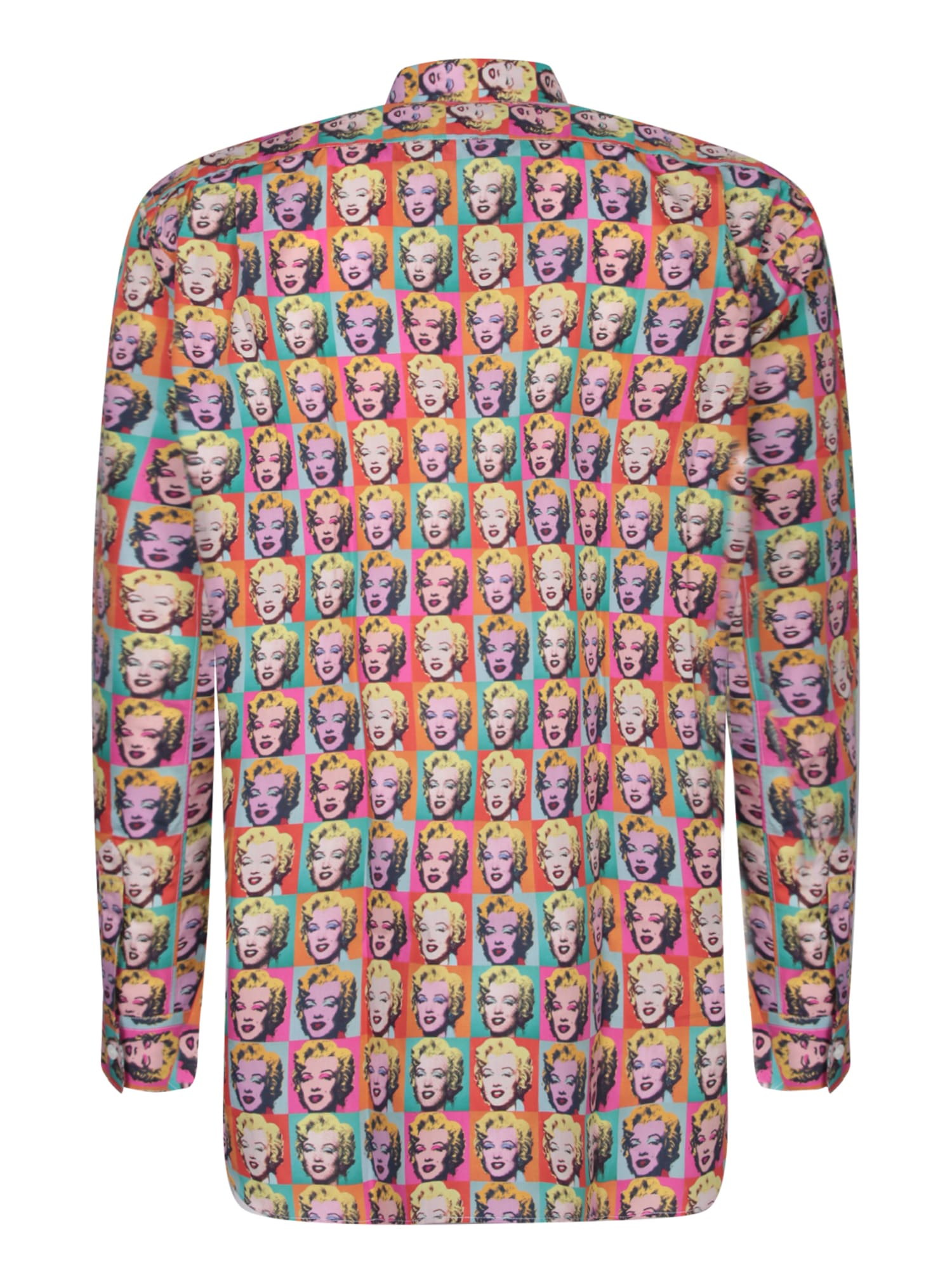 Shop Comme Des Garçons Shirt Marilyn Orange/multicolor Shirt