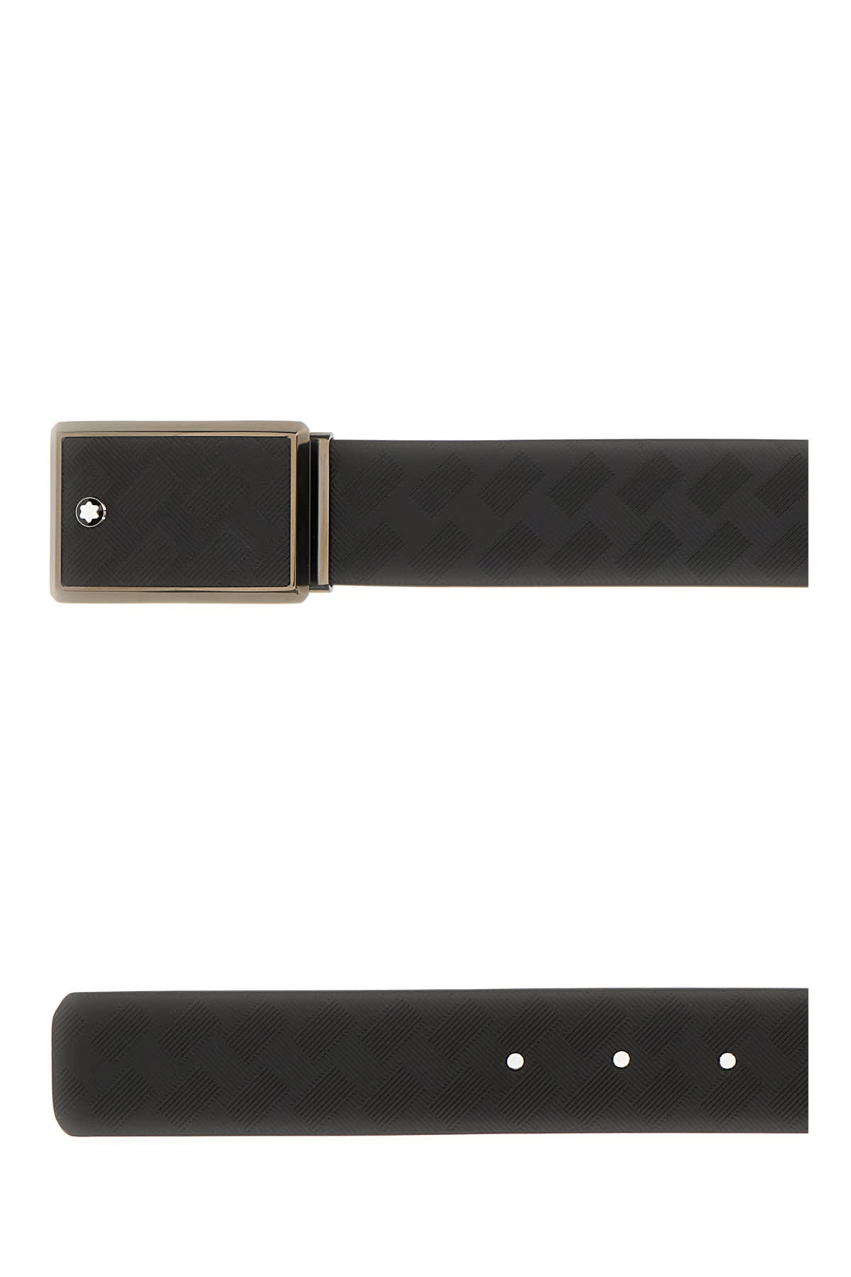 Shop Montblanc Black Leather Belt