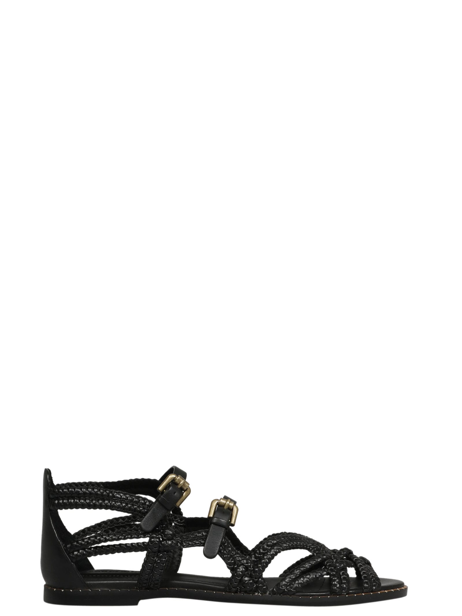 See by Chloé Woven Leather Sandals